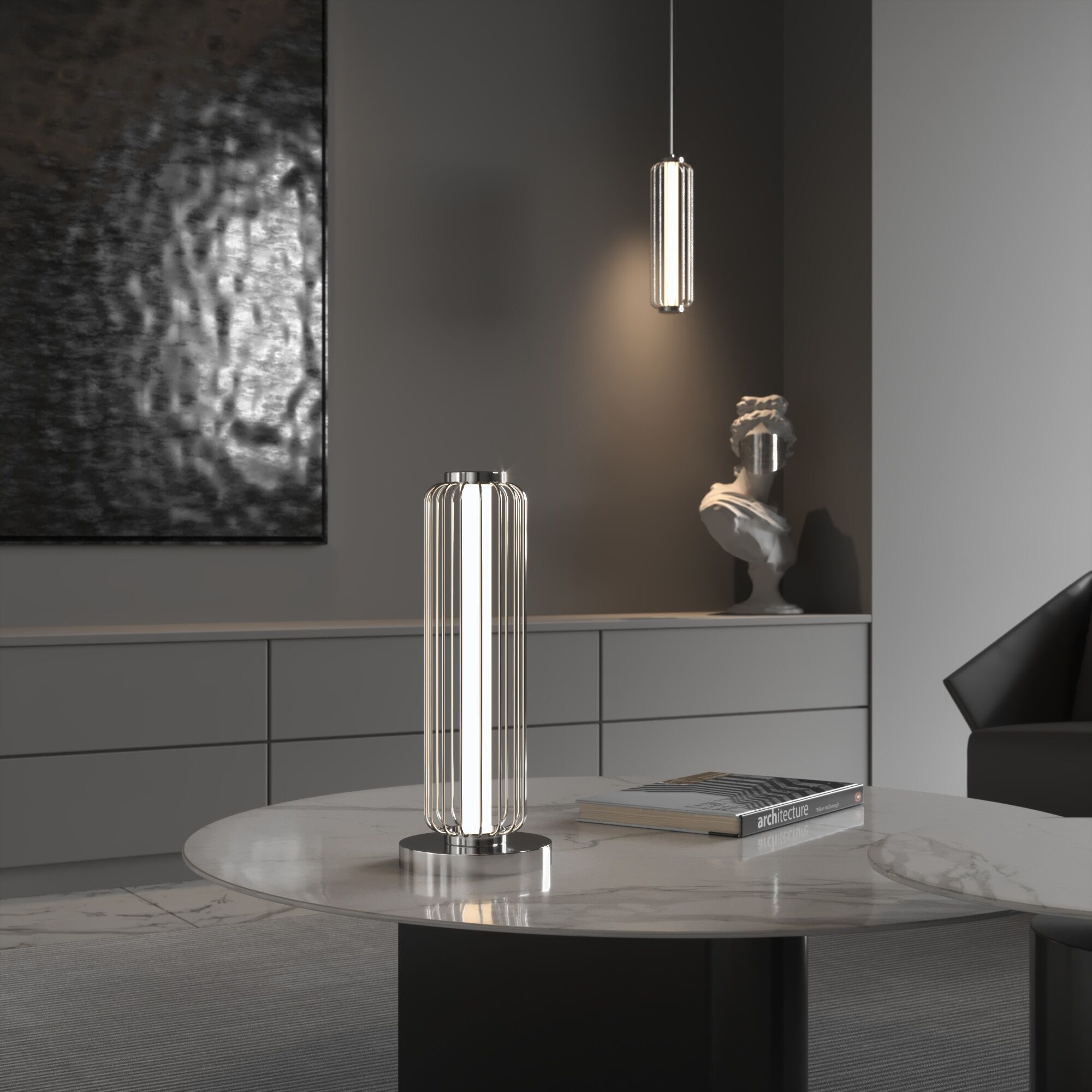 Настольный светильник Eurosvet Argent 308054 LED хром. Фото 2