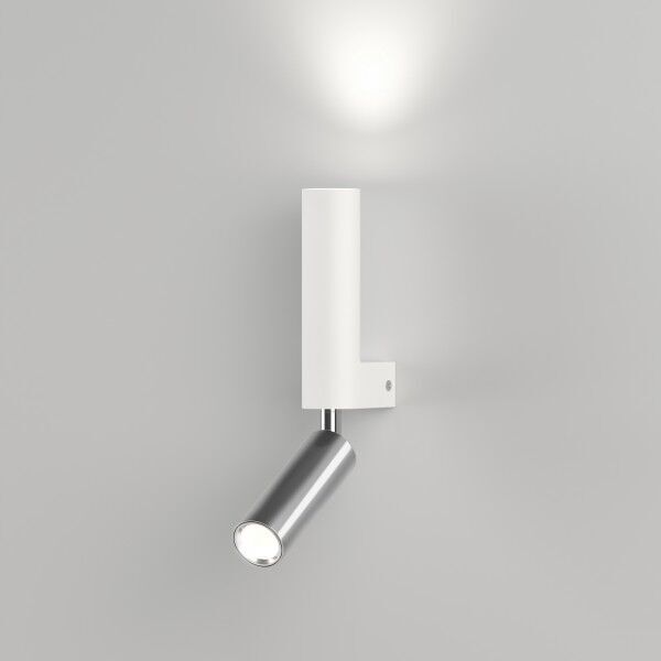 Настенный светодиодный светильник 40020/1 LED белый/хром