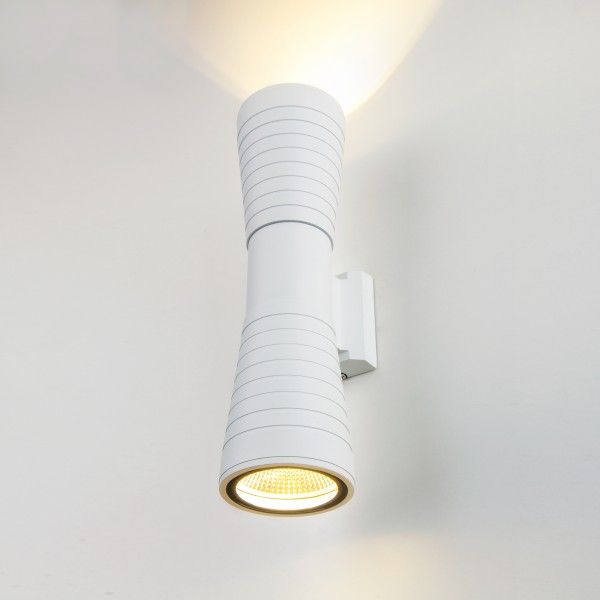 Настенный светодиодный светильник Tube double белый IP54 1502 TECHNO LED