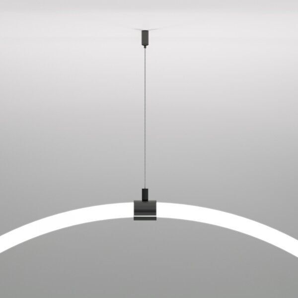 Подвесной трос для круглого гибкого неона Full light черный 2 м FL 2830