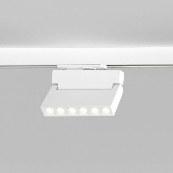 Трековый светодиодный светильник для однофазного шинопровода Garda белый 10&nbsp;Вт 4200 K 85017/01