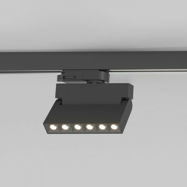 Трековый светодиодный светильник для трехфазного шинопровода Garda черный 10&nbsp;Вт 4200K 85024/01