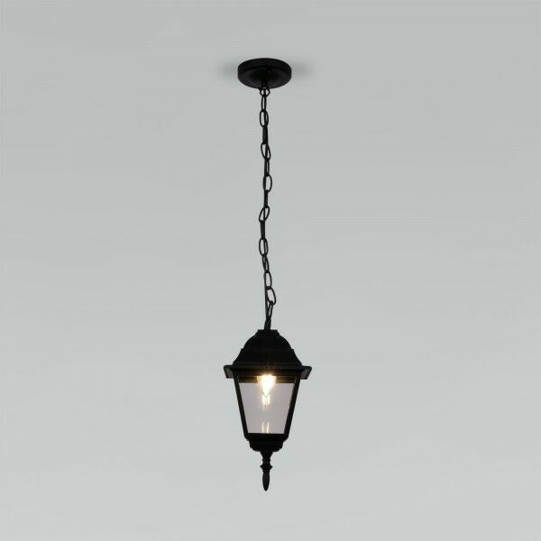 Уличный подвесной светильник Fuga H черный 35148/H