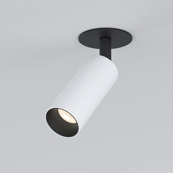 Встраиваемый светодиодный светильник Diffe белый/черный 25039/LED