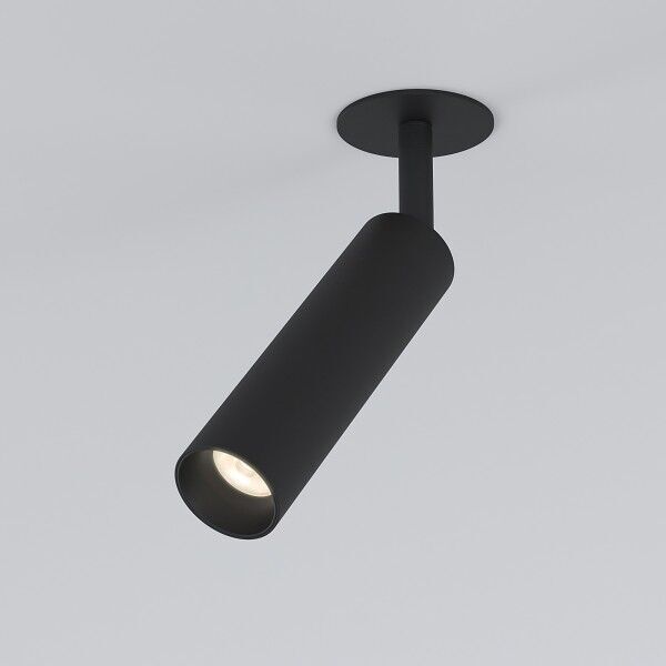 Встраиваемый светодиодный светильник Diffe черный 25040/LED