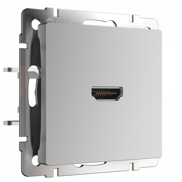 W1186006/ Розетка HDMI (серебряный) W1186006