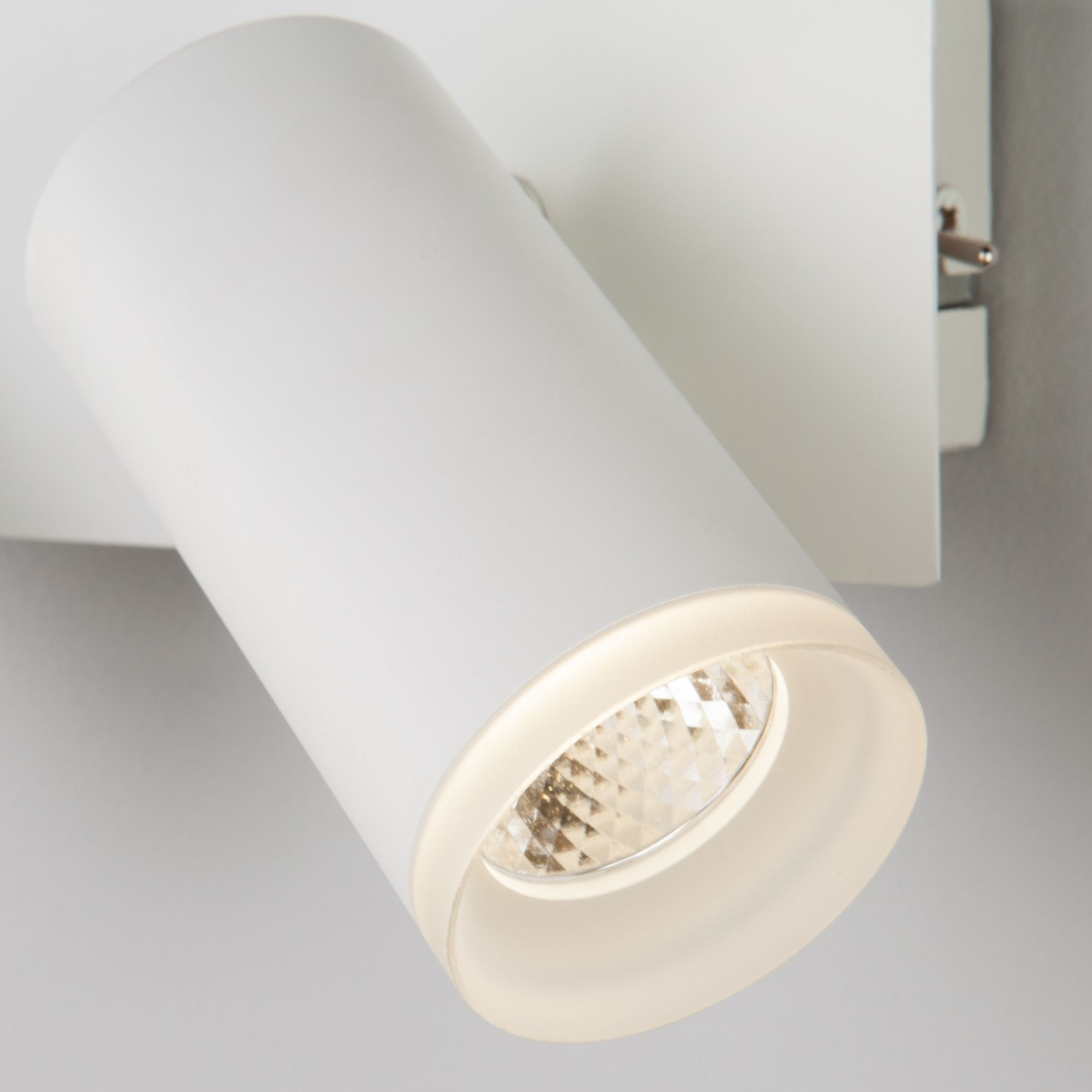 Настенный светодиодный светильник с поворотными плафонами Eurosvet Holly 20067/2 LED белый. Фото 3