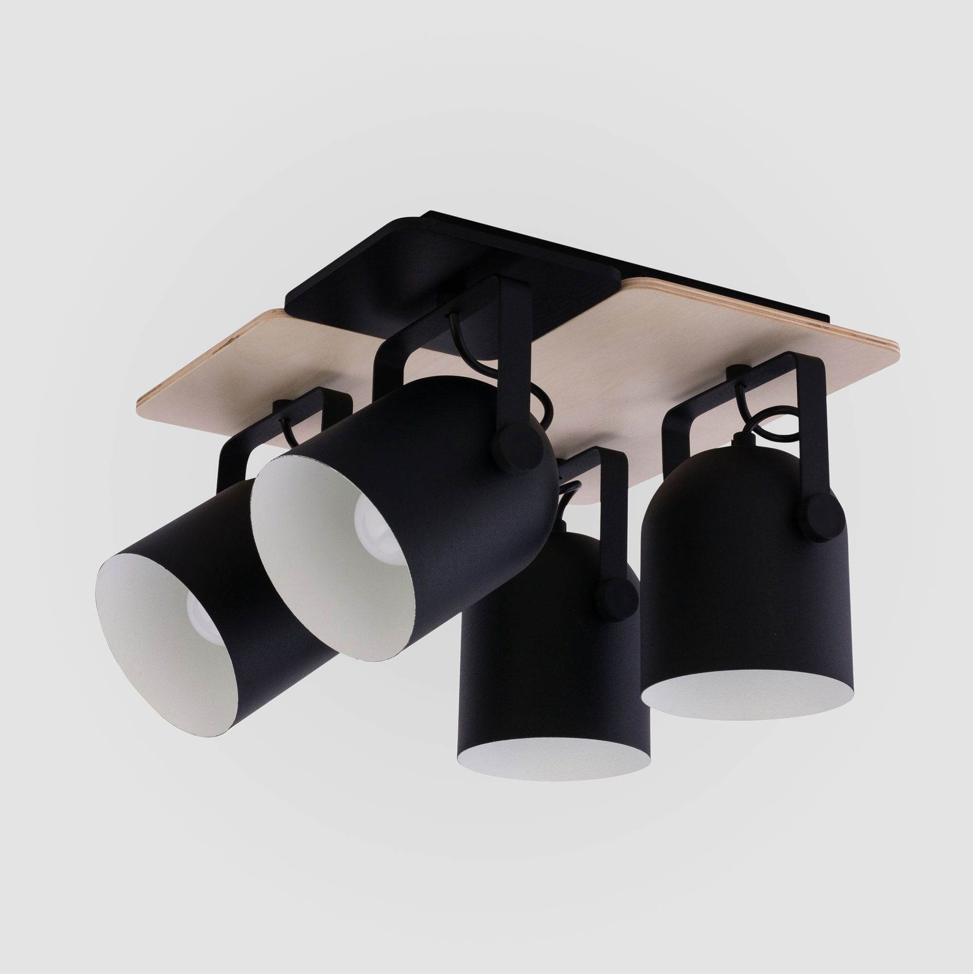 Потолочный светильник с поворотными плафонами TK Lighting Spectro 2632 Spectro Black. Фото 1