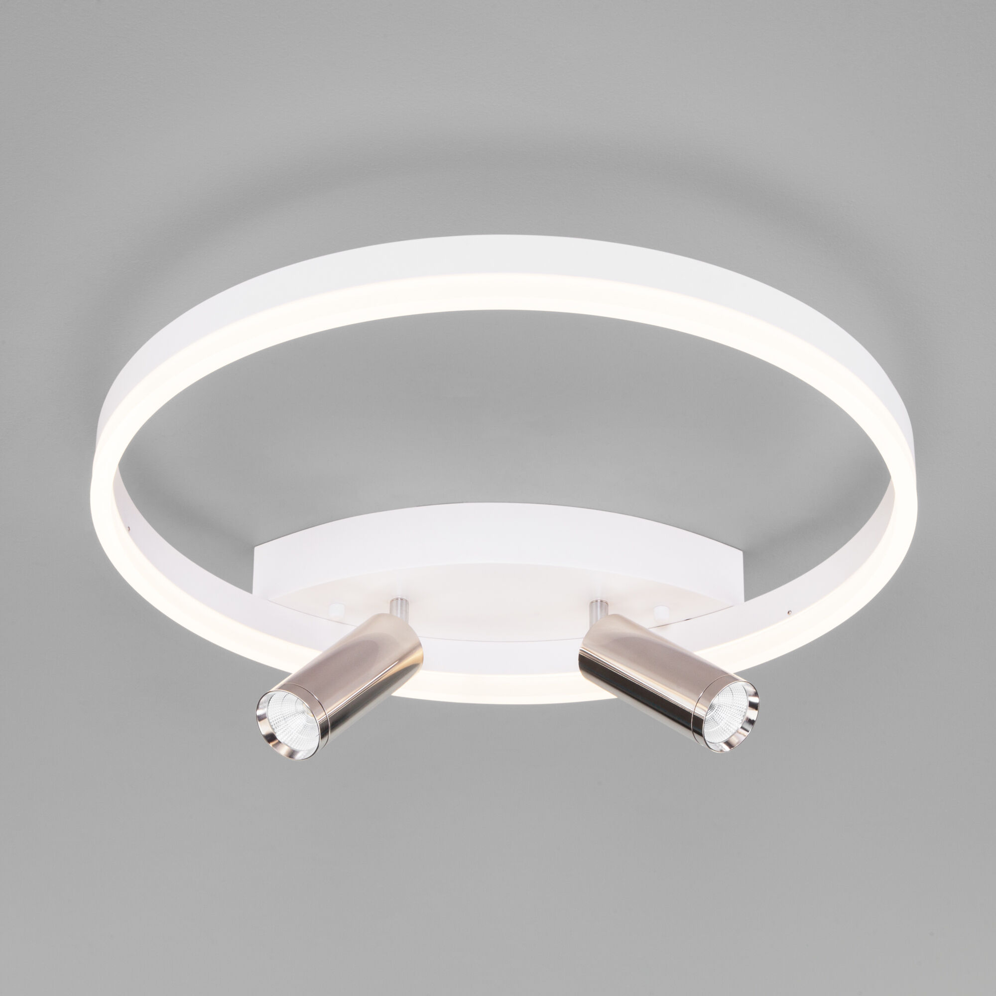 Умный потолочный светильник Eurosvet Luminari 90247/3 Eurosvet Luminari 90247/3 белый/хром Smart. Фото 5