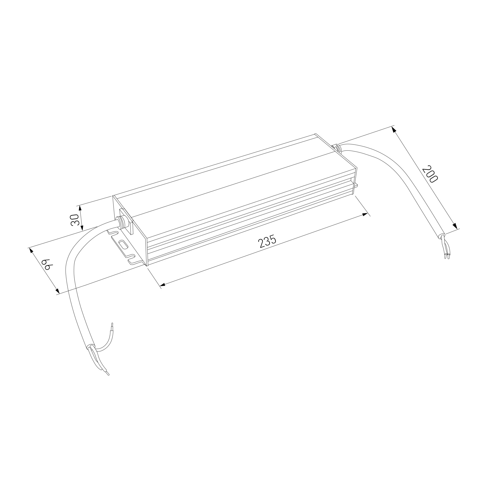 Блок питания 150W 24V IP67 95054/00 - вид 3