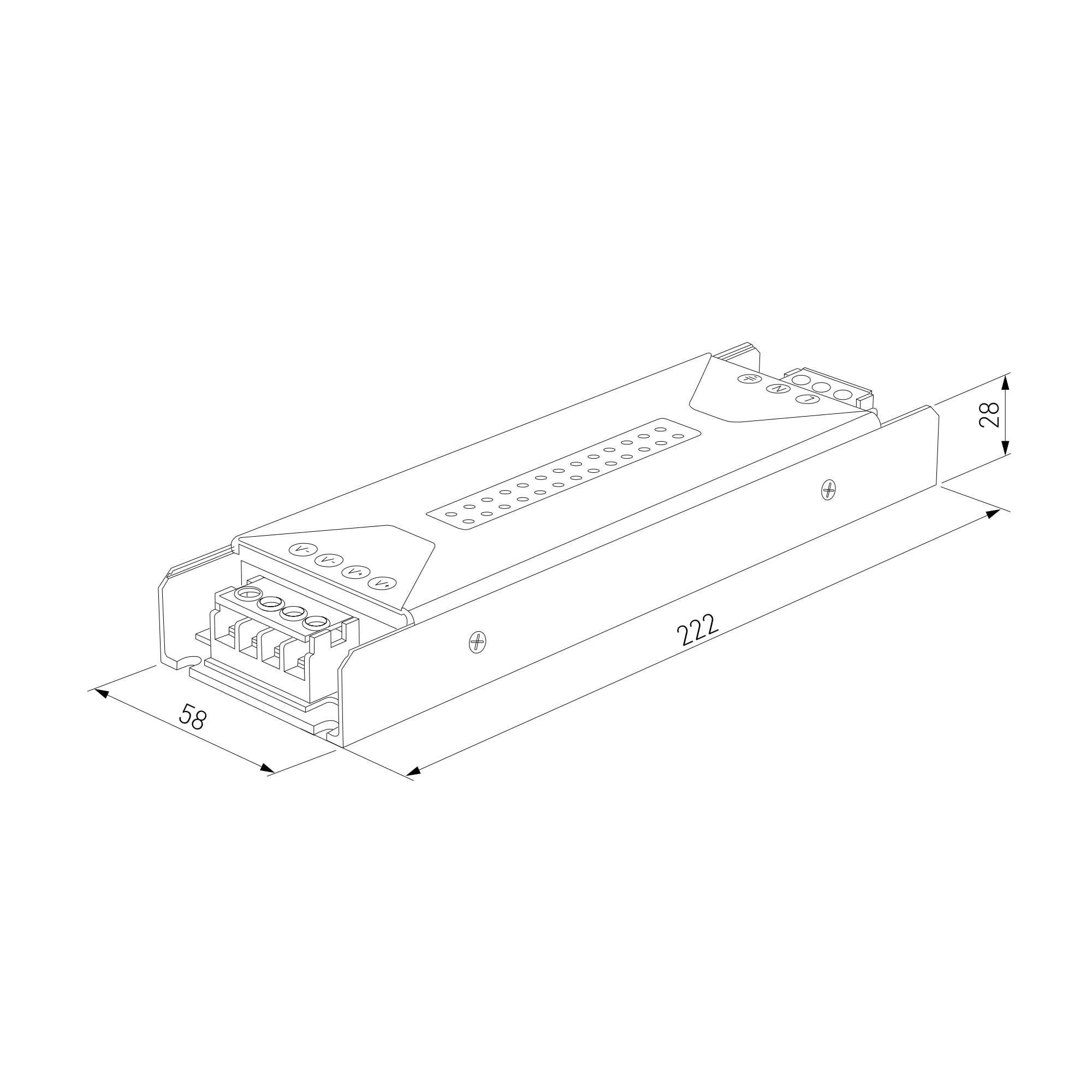 Блок питания 400W 24V IP20 95065/00 - вид 4