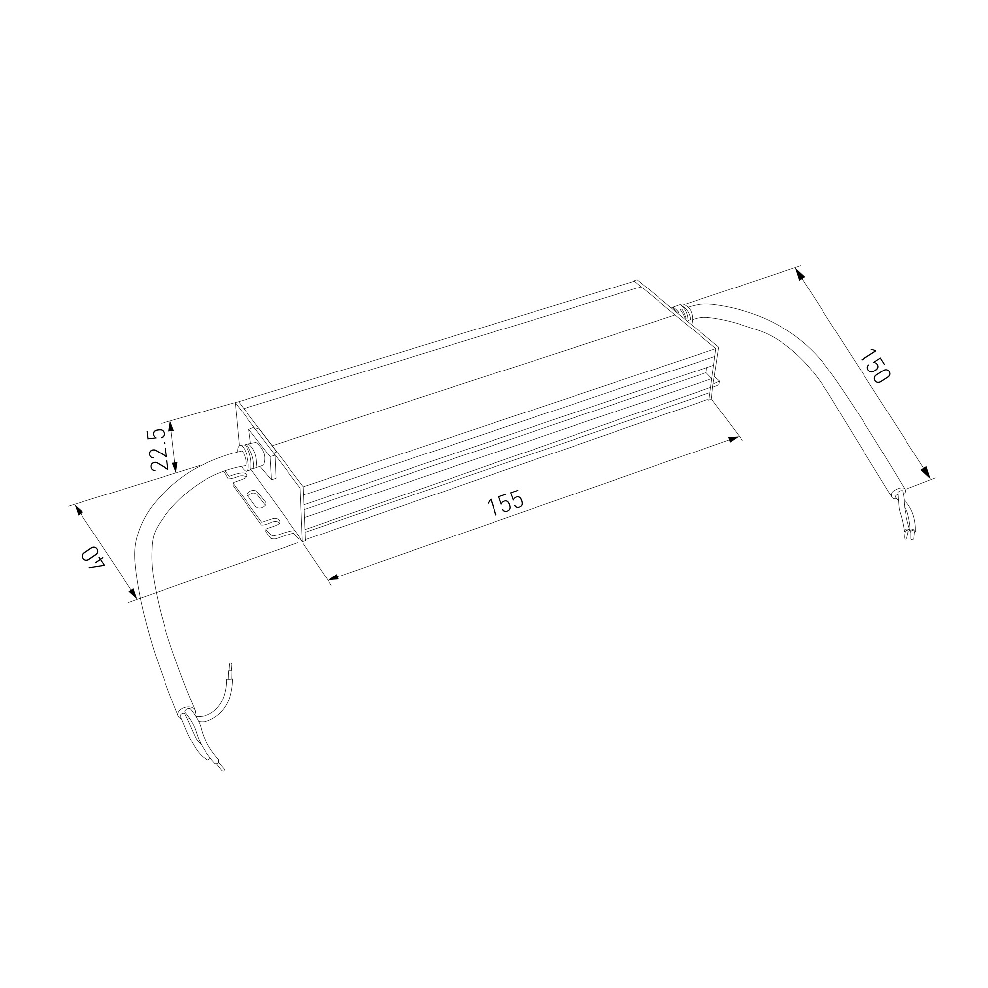 Блок питания 60W 24V IP67 95052/00 - вид 2