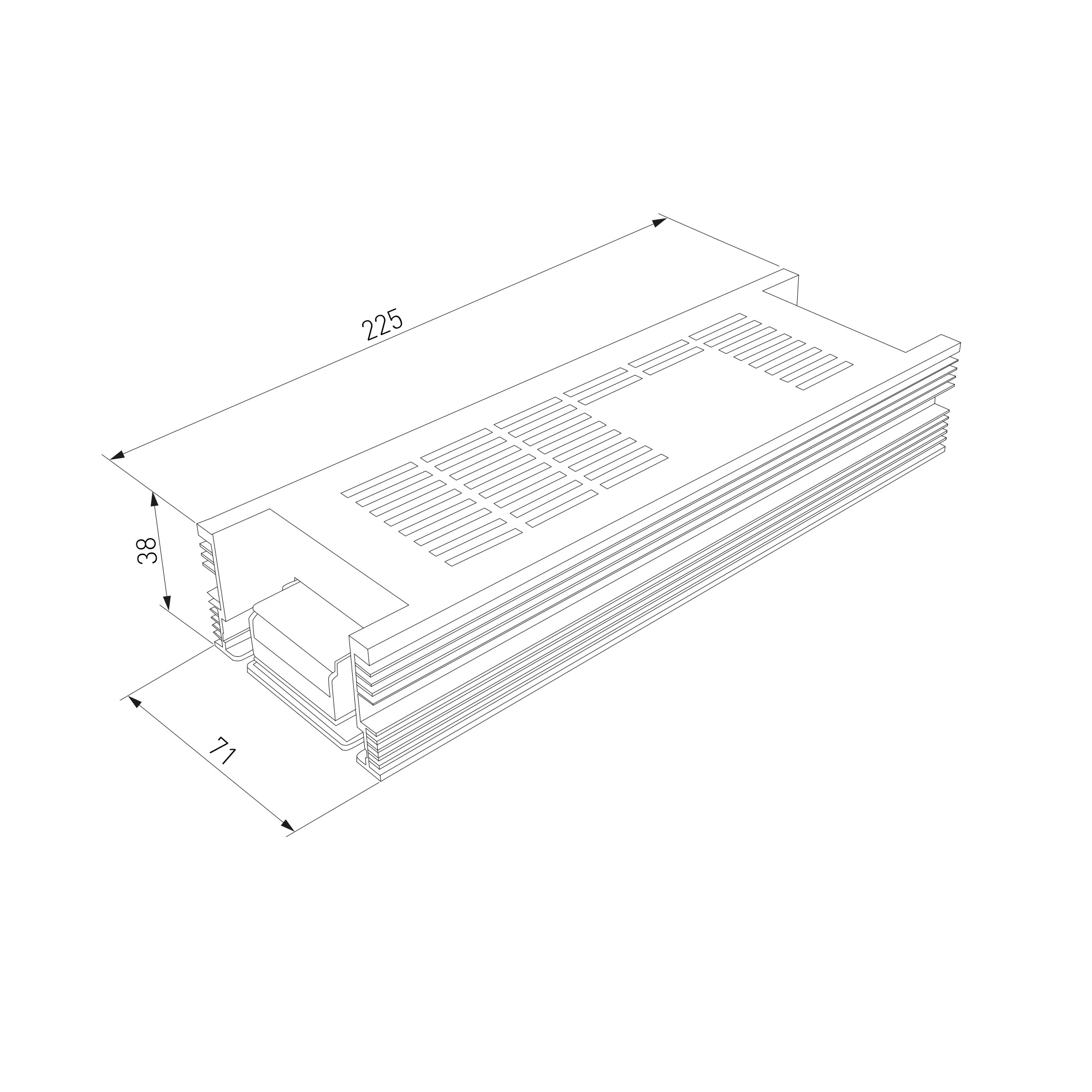 Блок питания для светодиодной ленты 12V 250W Трансформатор 12V 250W - вид 2