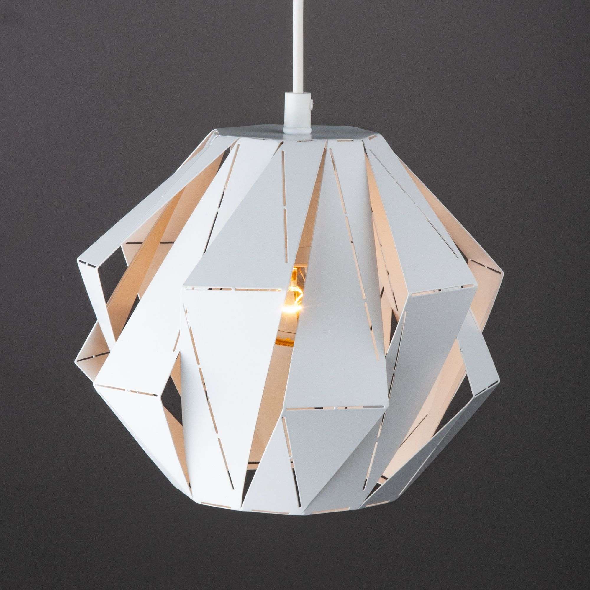 Дизайнерский подвесной светильник лофт Eurosvet Moire 50137/1 белый. Фото 3