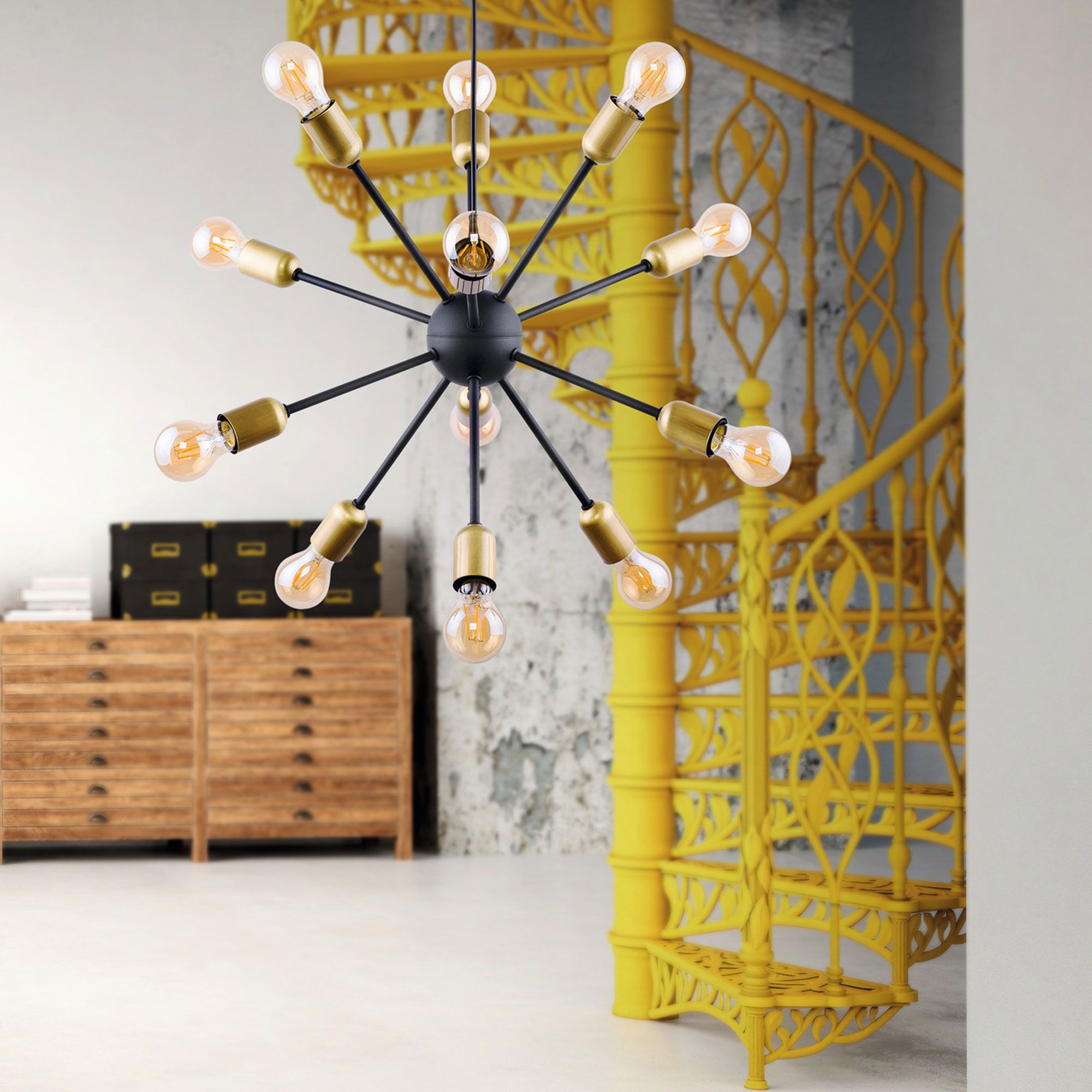 Люстра подвесная TK Lighting Estrella 1469 Estrella Black. Фото 2