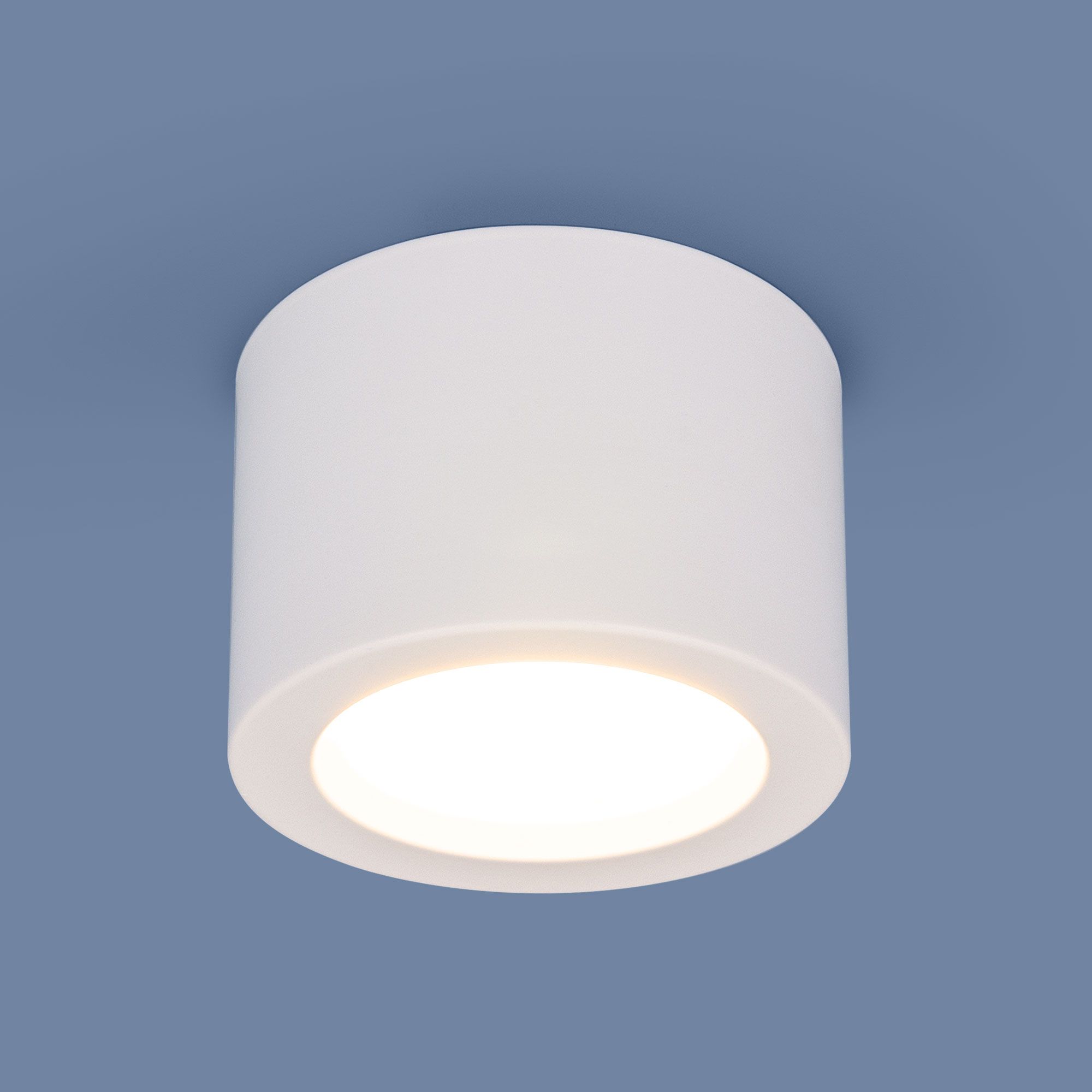 Накладной потолочный  светодиодный светильник DLR026 6W 4200K белый матовый. Фото 2