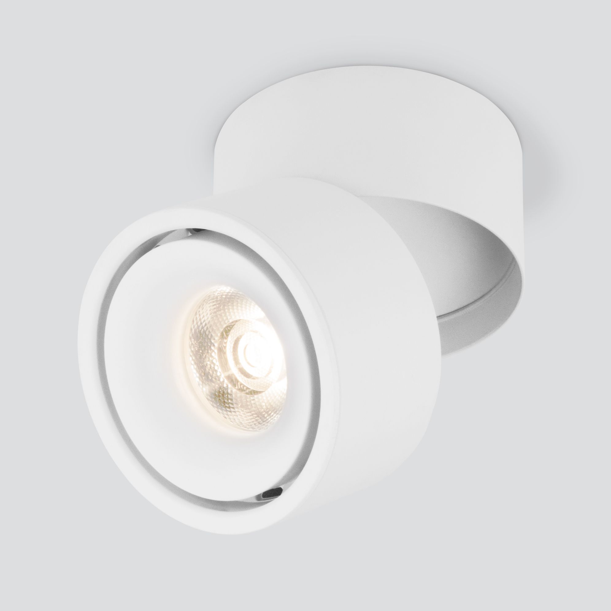 Накладной потолочный светодиодный светильник DLR031 15W 4200K белый матовый