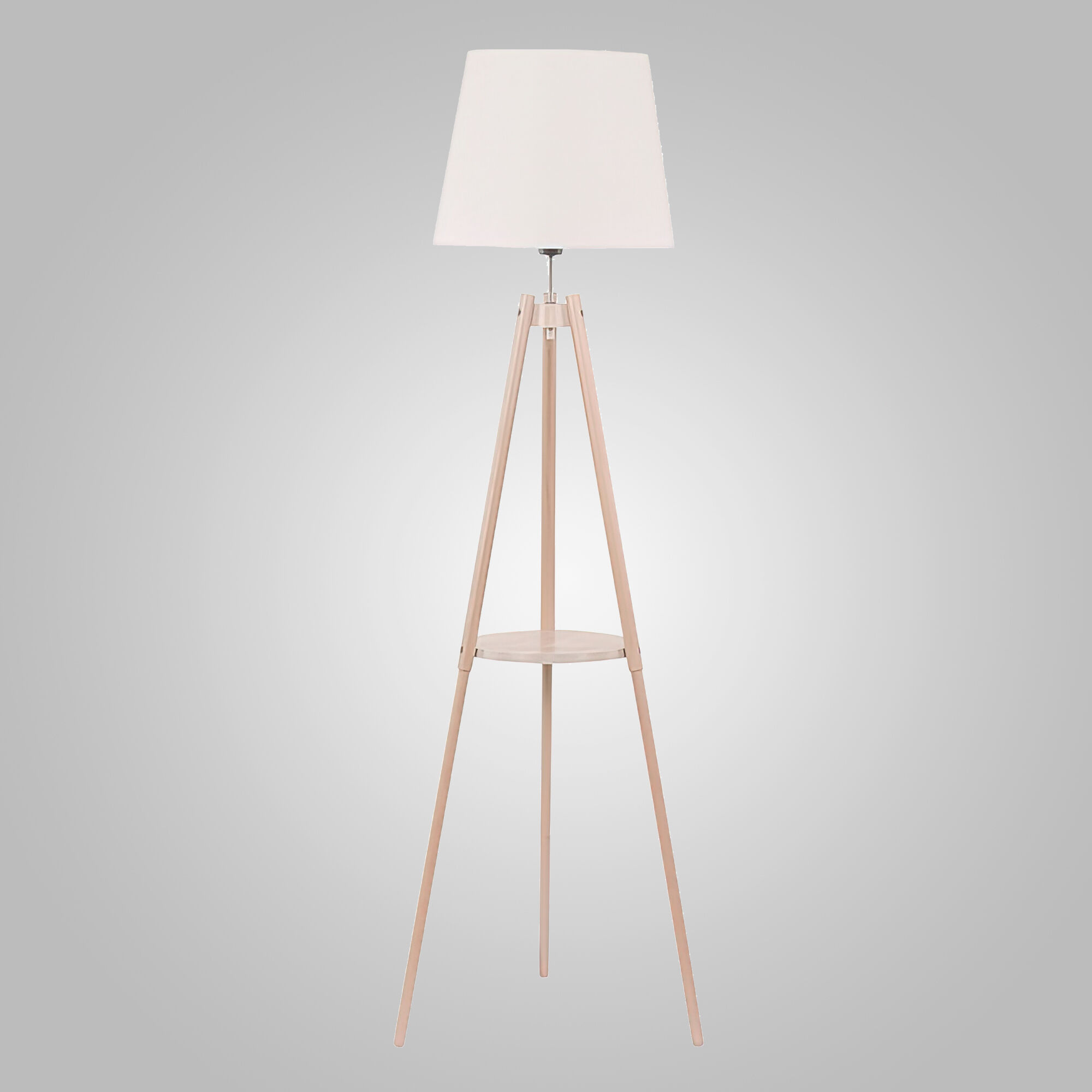 Торшер на треноге светлое дерево TK Lighting lozano 1090 lozano. Фото 1