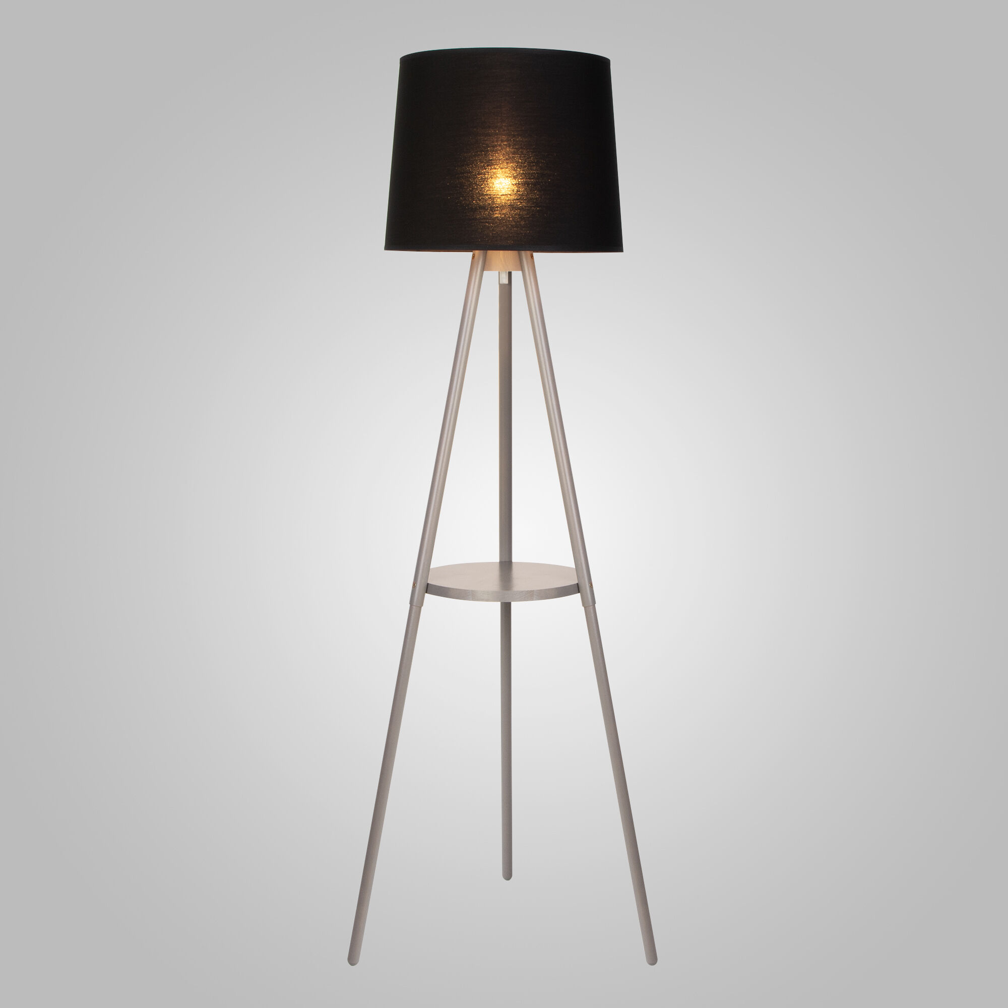 Торшер на треноге черный TK Lighting lozano 1091 lozano. Фото 1