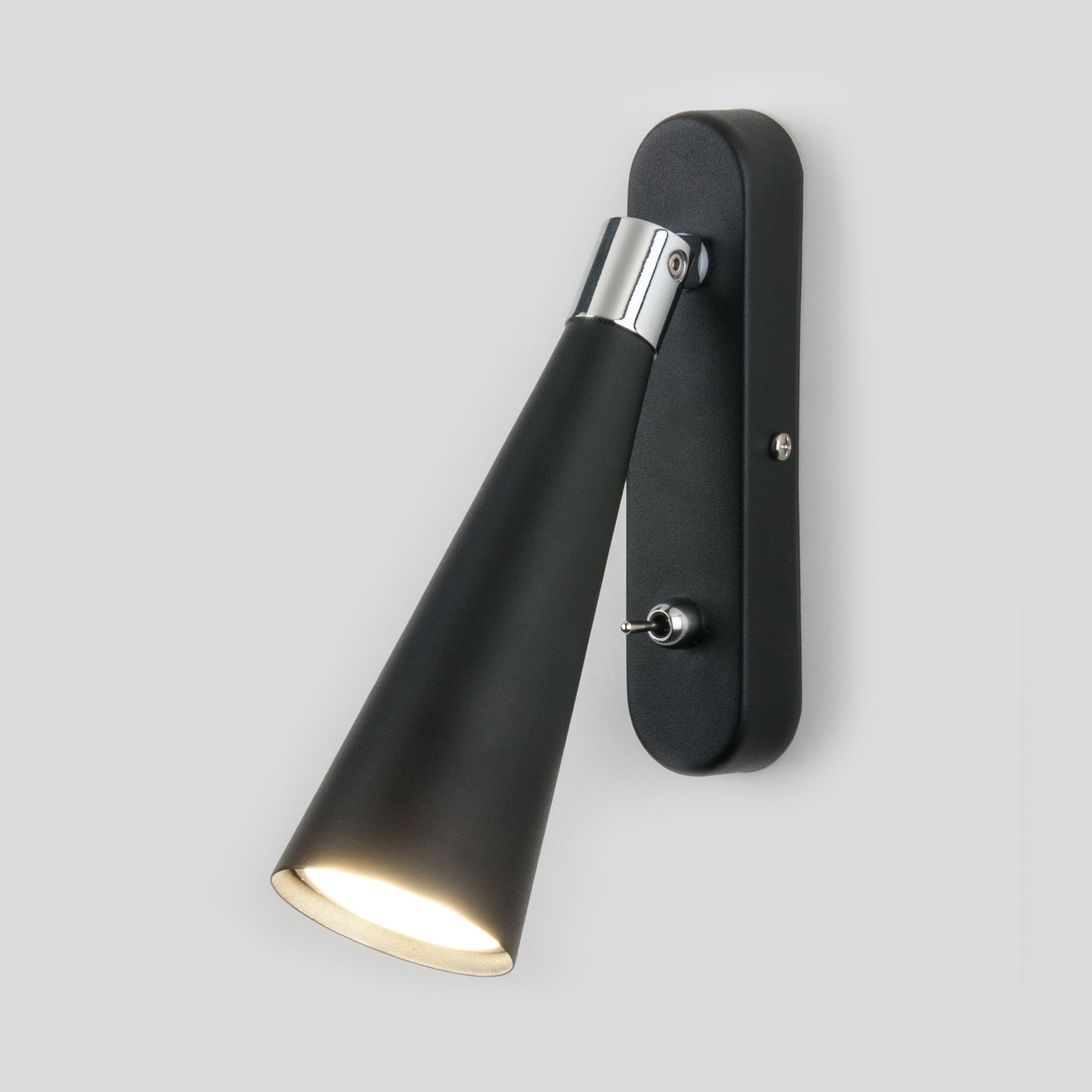 Настенный светильник Horn GU10 SW чёрный Elektrostandard Horn Horn GU10 SW чёрный (MRL 1010). Фото 1