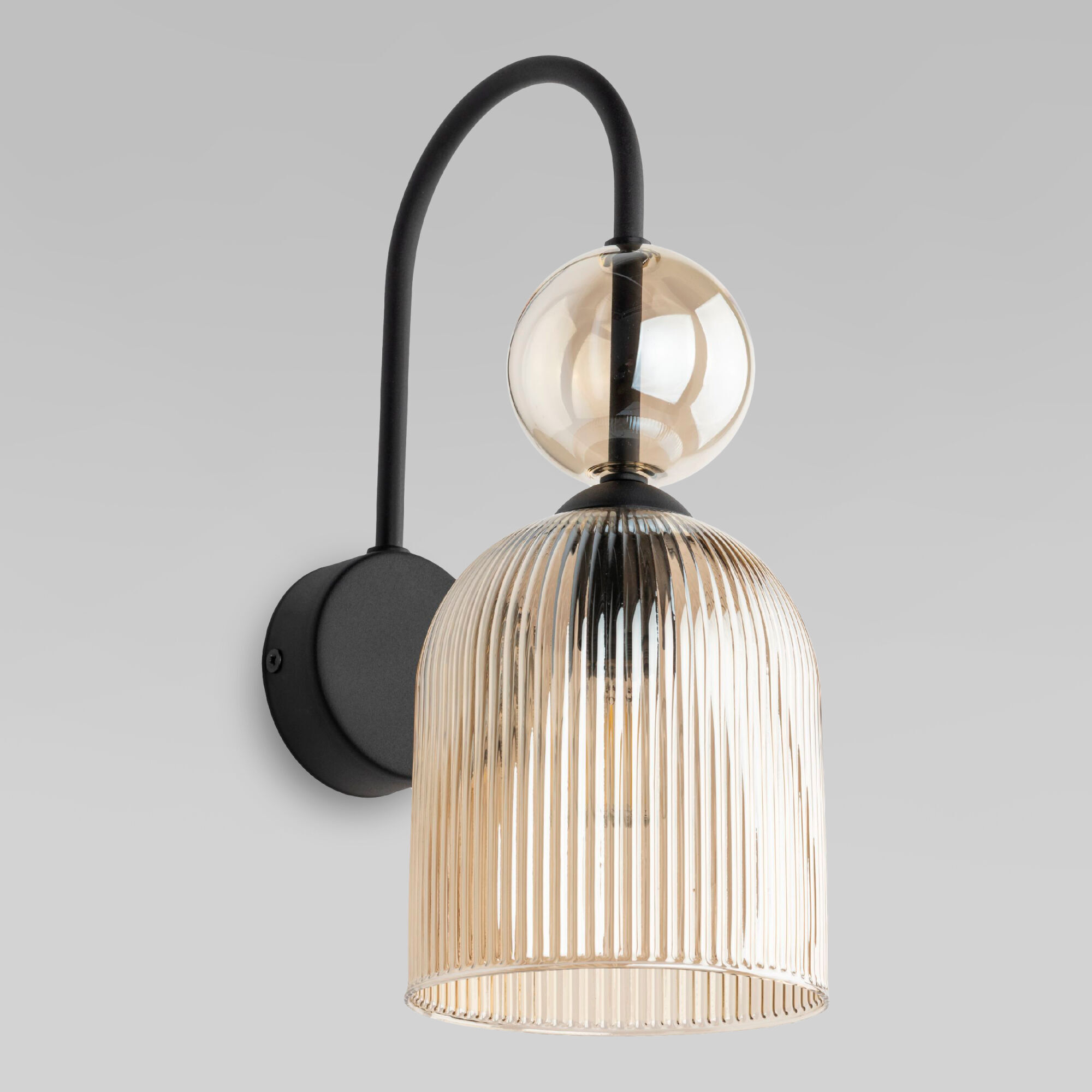 Настенный светильник со стеклянным плафоном TK Lighting Sophia Cognac 11140 Sophia Cognac. Фото 1