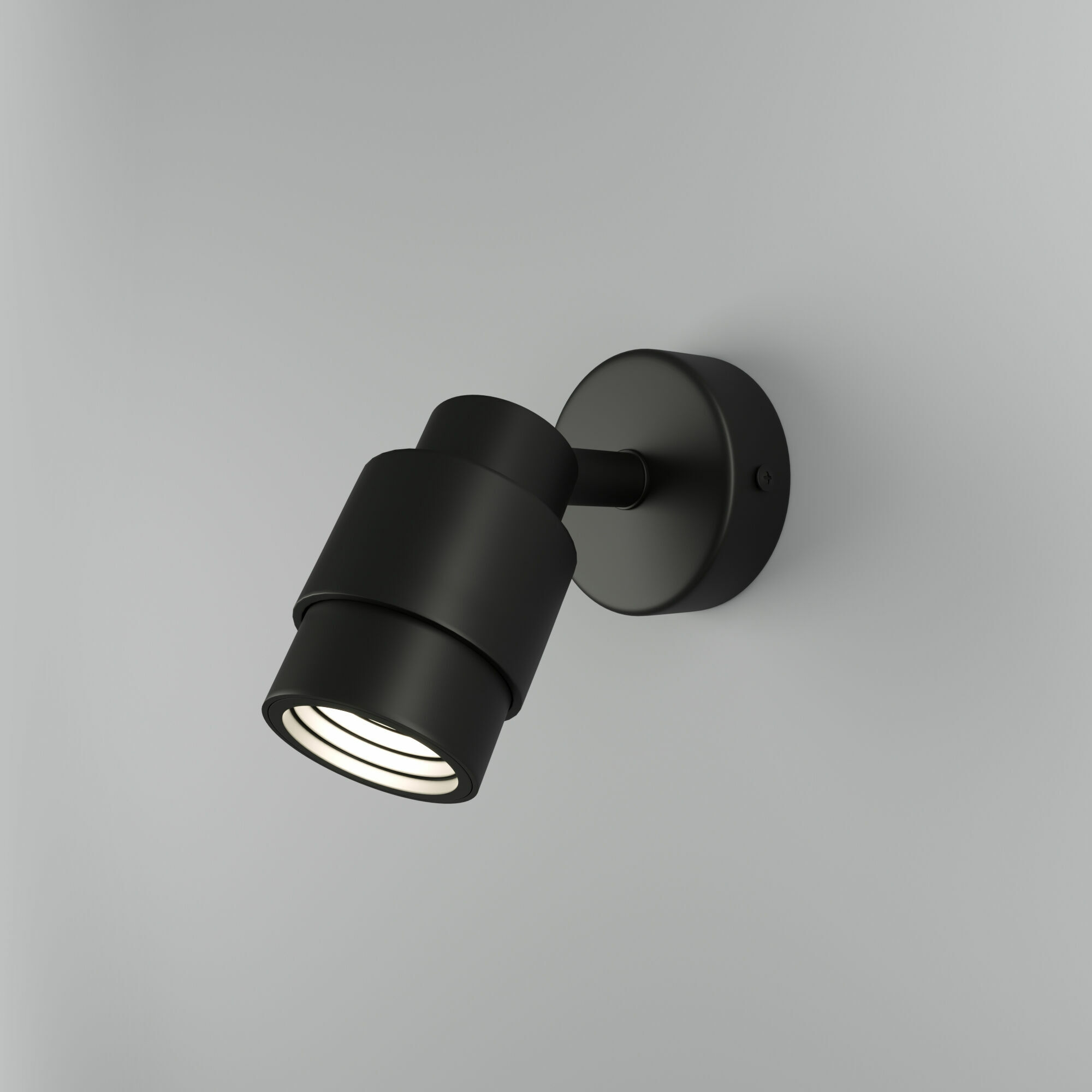 Настенный светодиодный светильник Eurosvet Plat 20125/1 черный. Фото 1