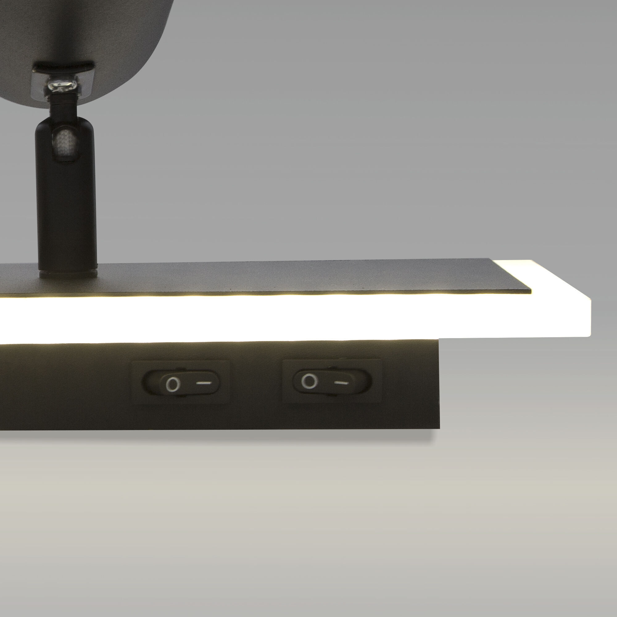 Настенный светодиодный светильник Eurosvet Binar 20127/1 LED черный. Фото 3