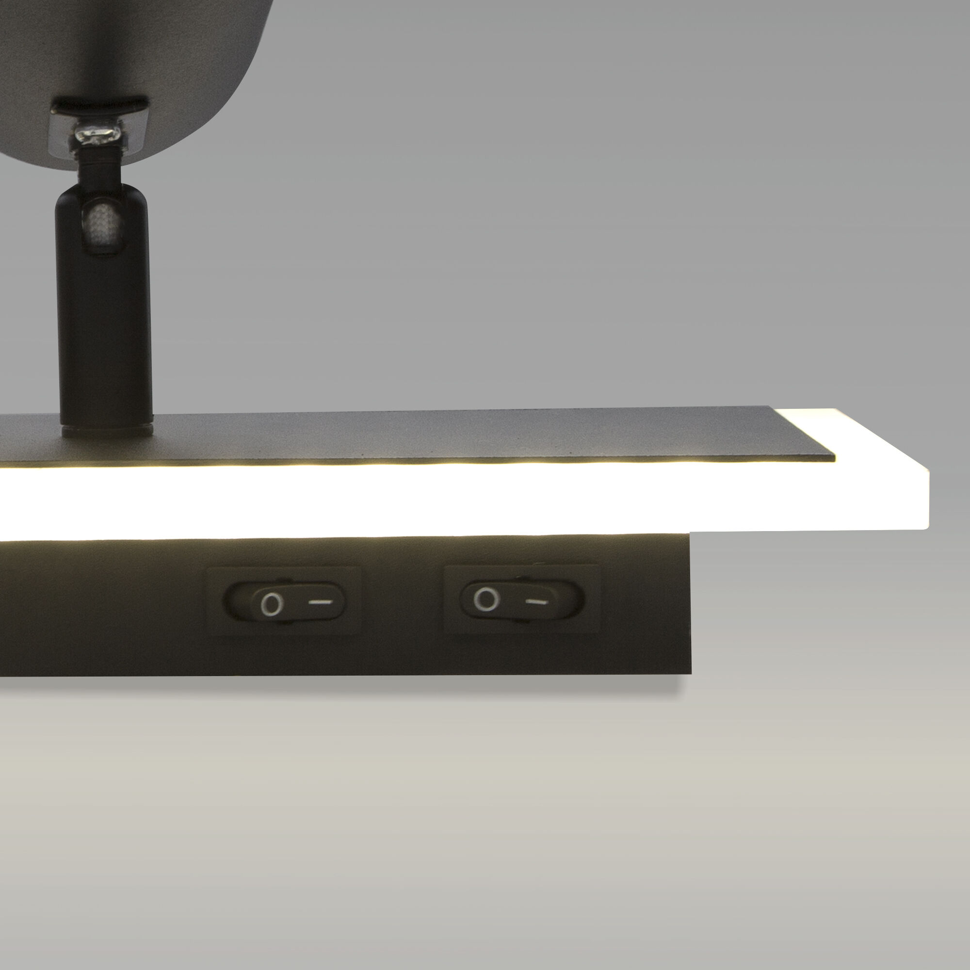 Настенный светодиодный светильник Eurosvet Binar 20127/1 LED черный. Фото 2
