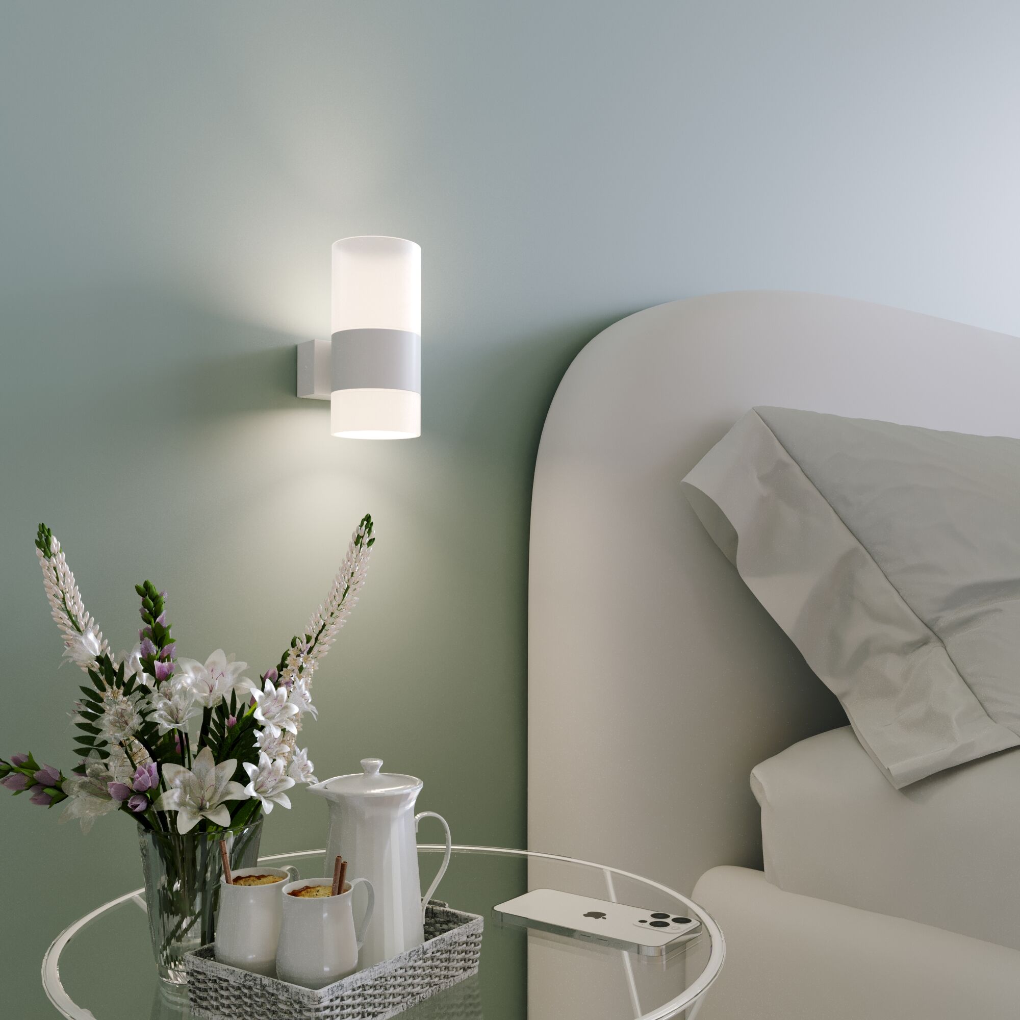 Настенный светильник Eurosvet Watford 40021/1 LED белый/матовый. Фото 3