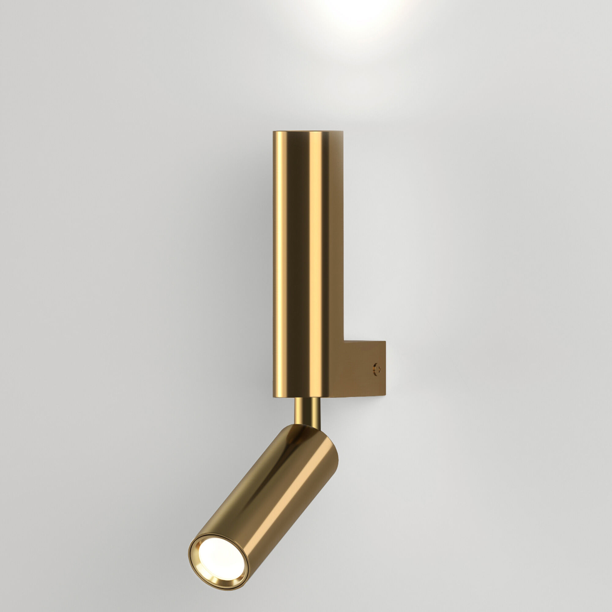 Настенный светодиодный светильник Eurosvet Pitch 40020/1 LED латунь. Фото 2