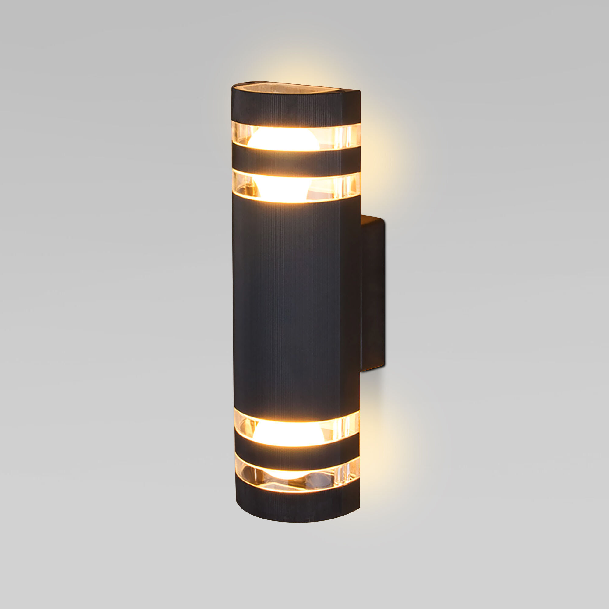 Настенный уличный светильник 1443 Techno черный IP54 Elektrostandard Ignis 1443 Techno черный. Фото 1