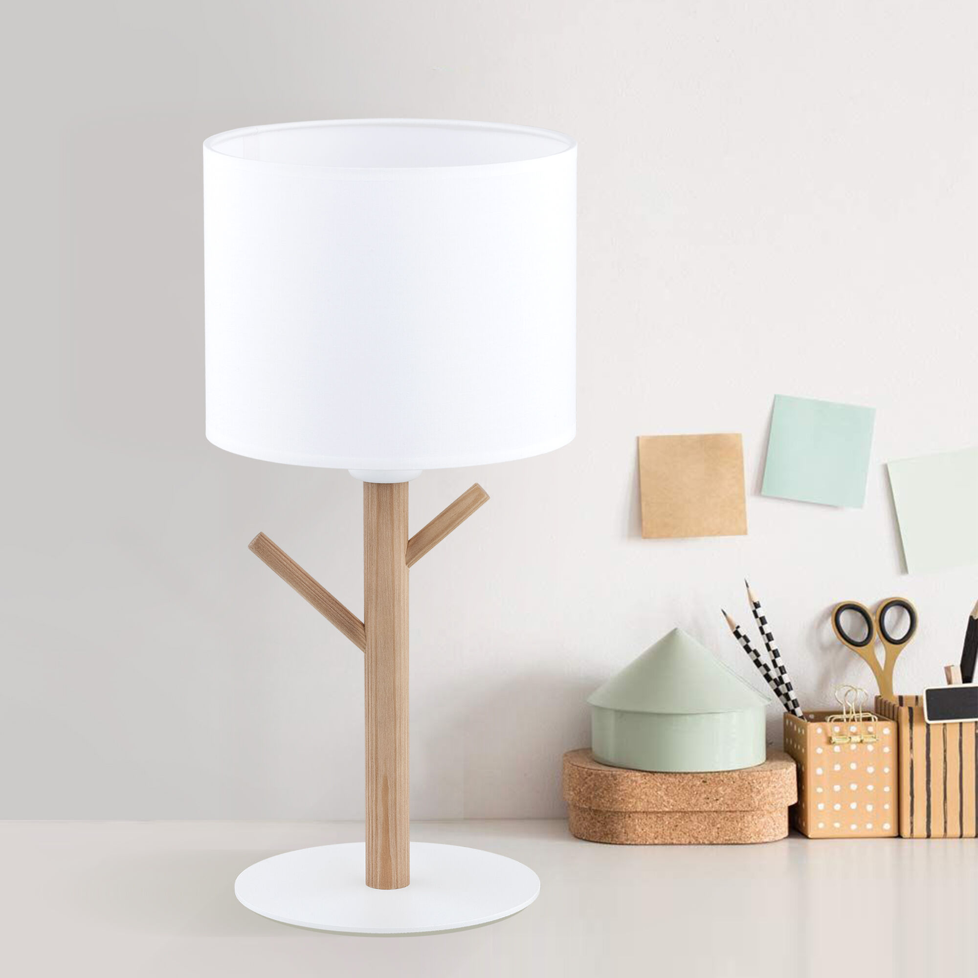 Настольный светильник TK Lighting Albero 5571 Albero White. Фото 2