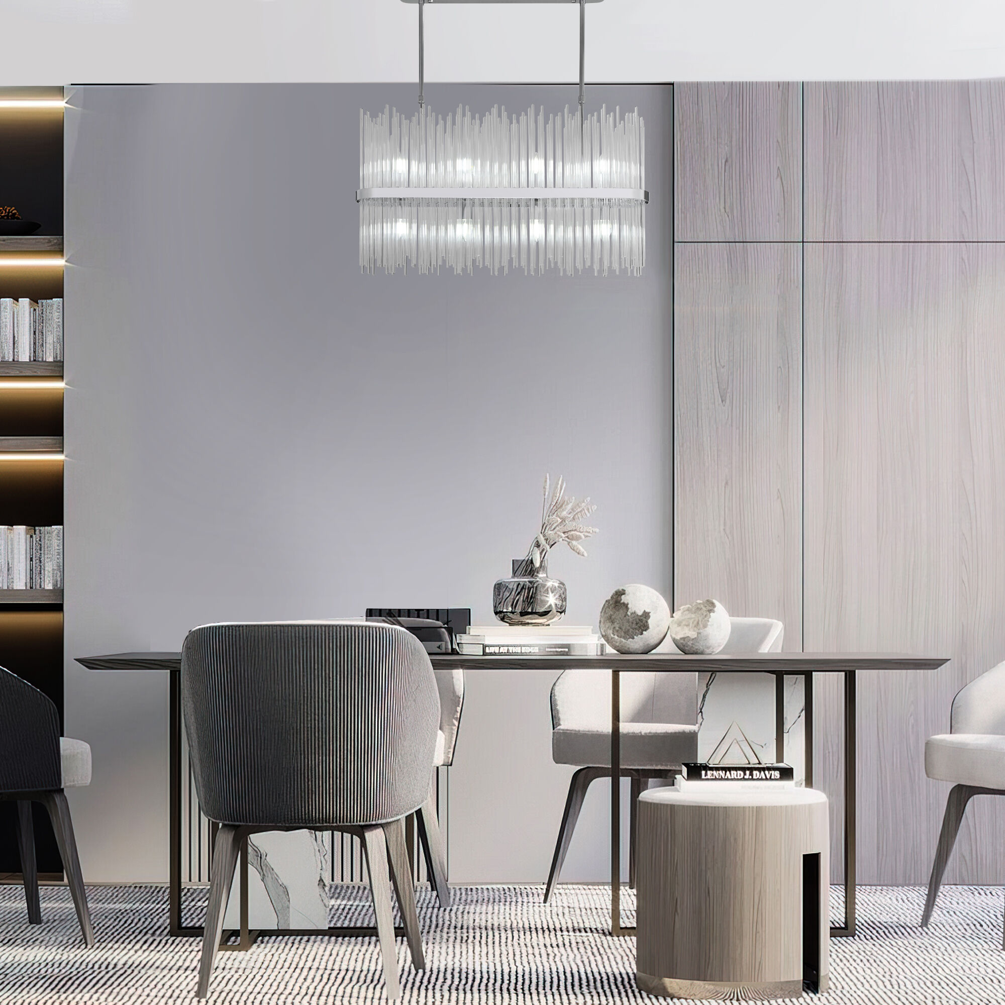 Подвесная люстра со стеклянным рассеивателем Bogate's Allure 485/8. Фото 3