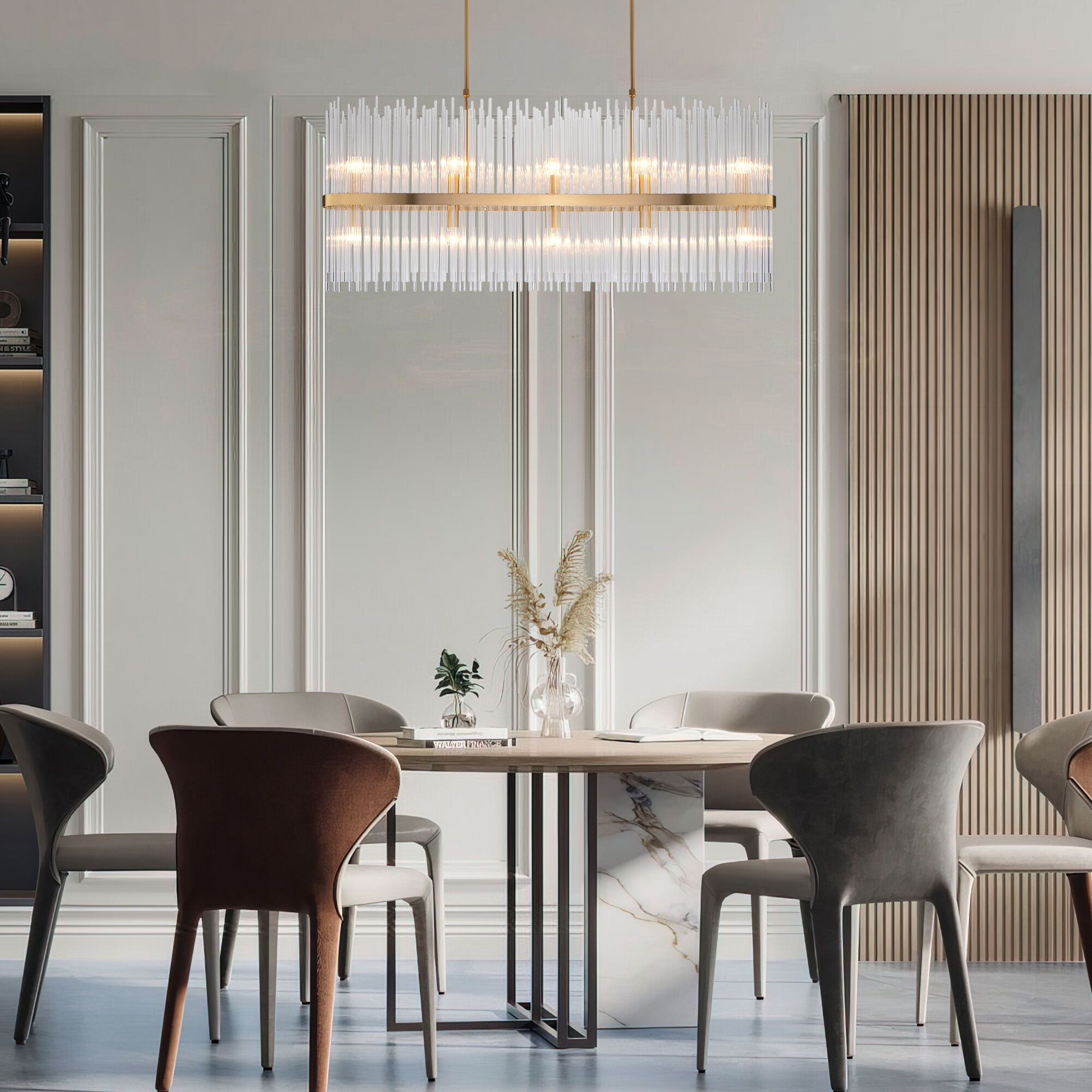 Подвесная люстра со стеклянным рассеивателем Bogate's Allure 486/10. Фото 3