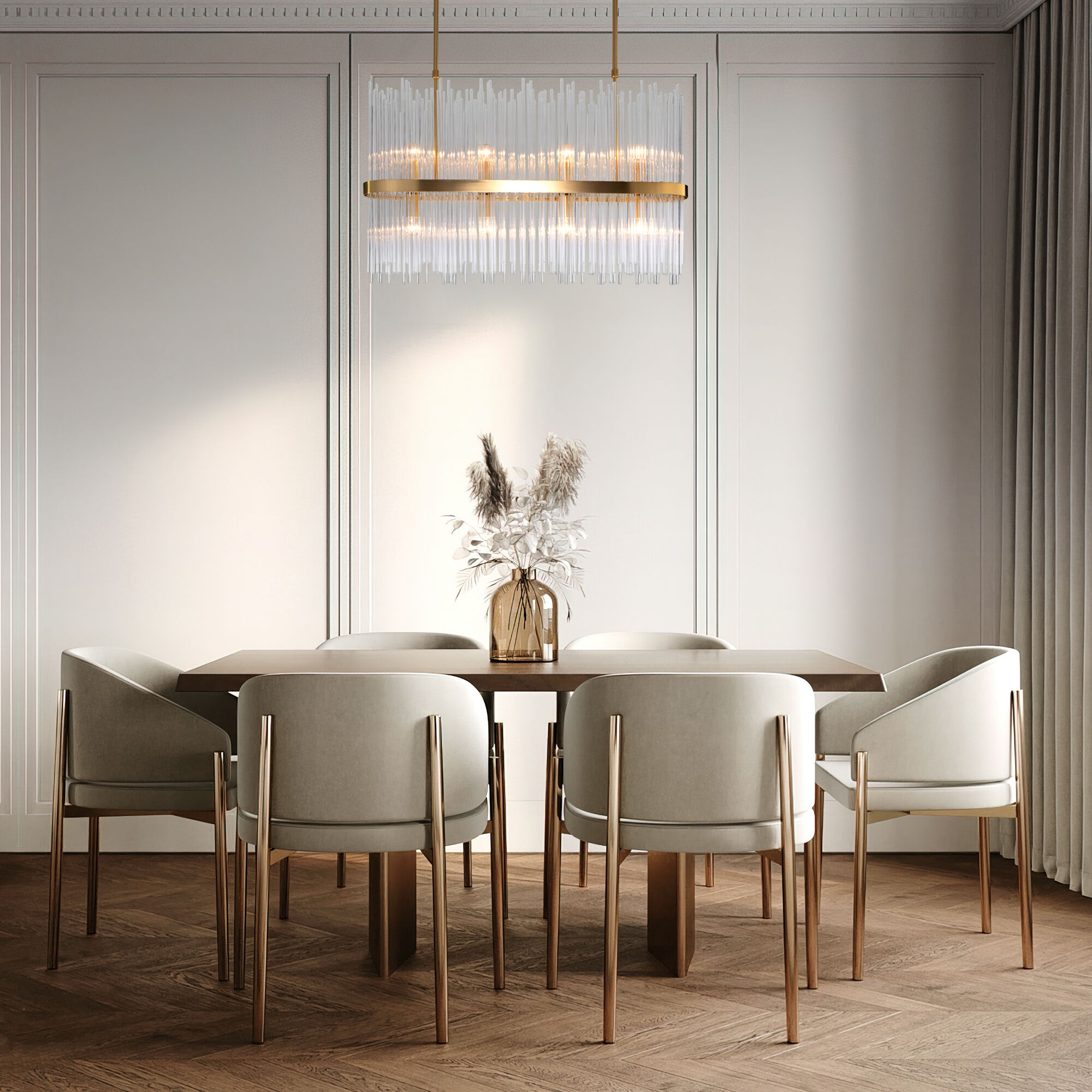 Подвесная люстра со стеклянным рассеивателем Bogate's Allure 486/8. Фото 3