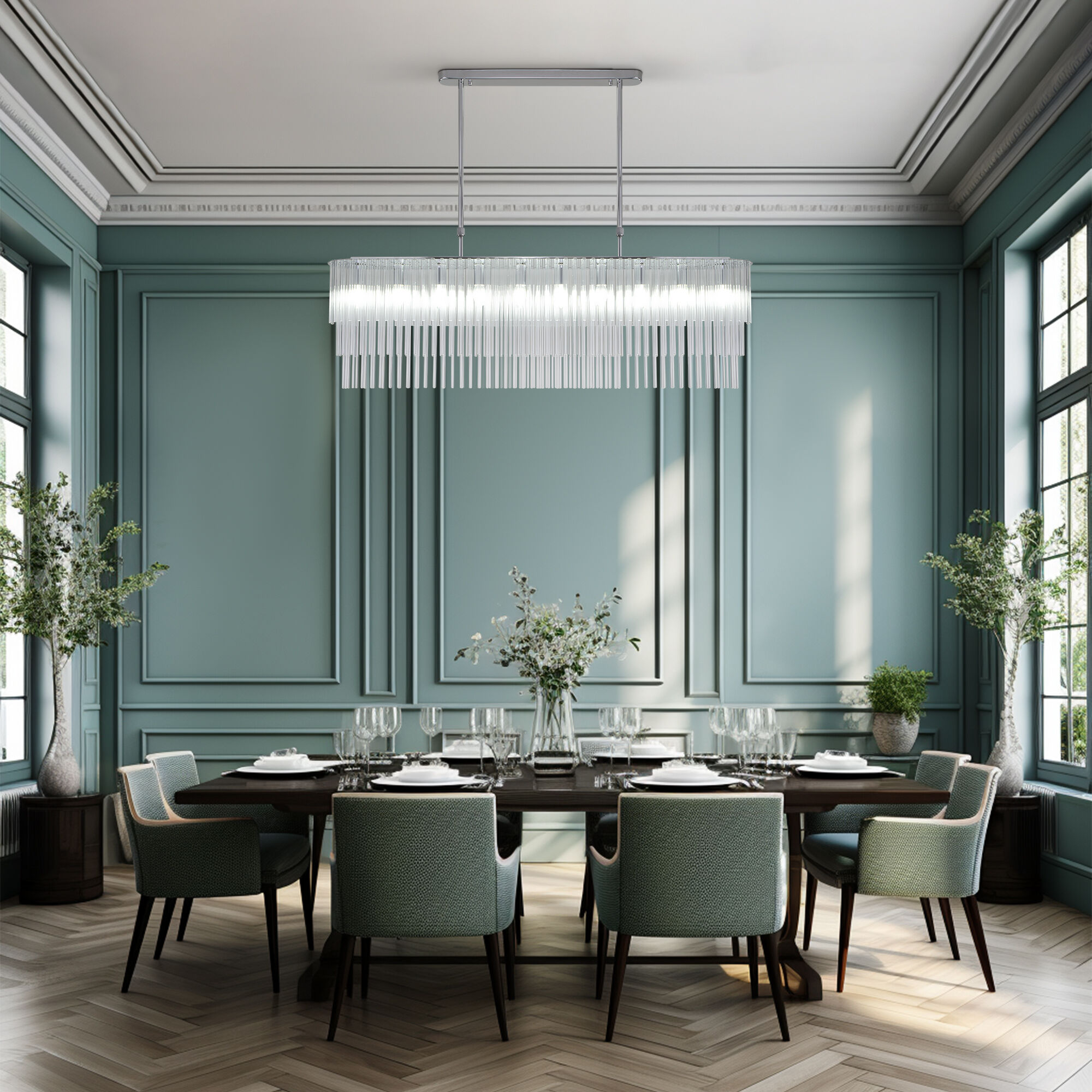 Подвесная люстра со стеклянным рассеивателем Bogate's Allure 487/10. Фото 3