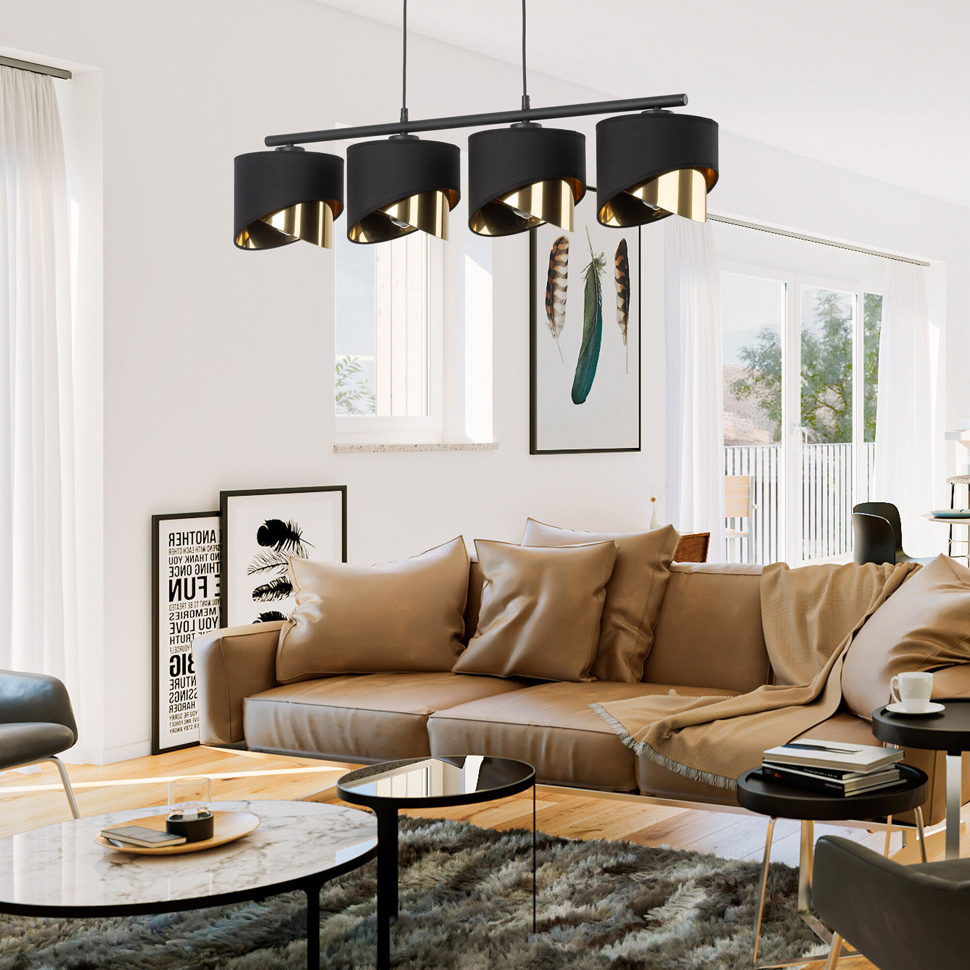 Подвесной светильник TK Lighting Grant Black 4825 Grant Black. Фото 5