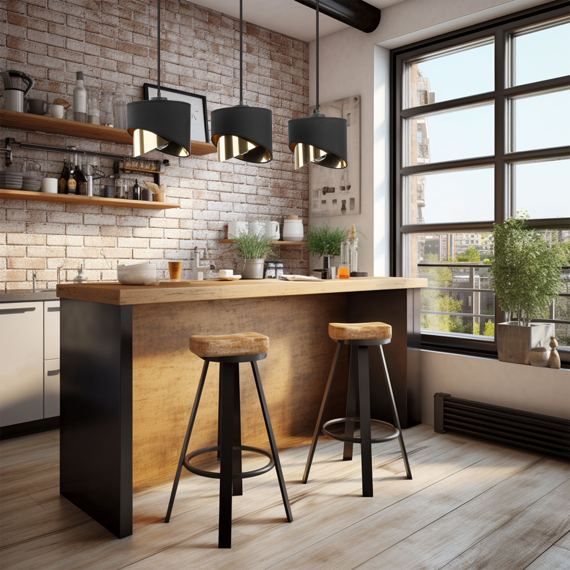 Подвесной светильник TK Lighting Grant Black 4877 Grant Black. Фото 2