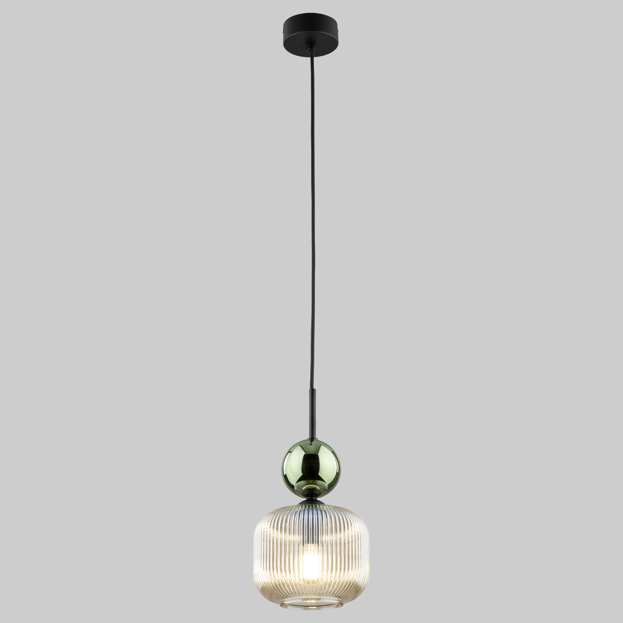 Подвесной светильник со стеклянным плафоном TK Lighting Sophia Green Cognac 11144 Sophia Green Cognac. Фото 1