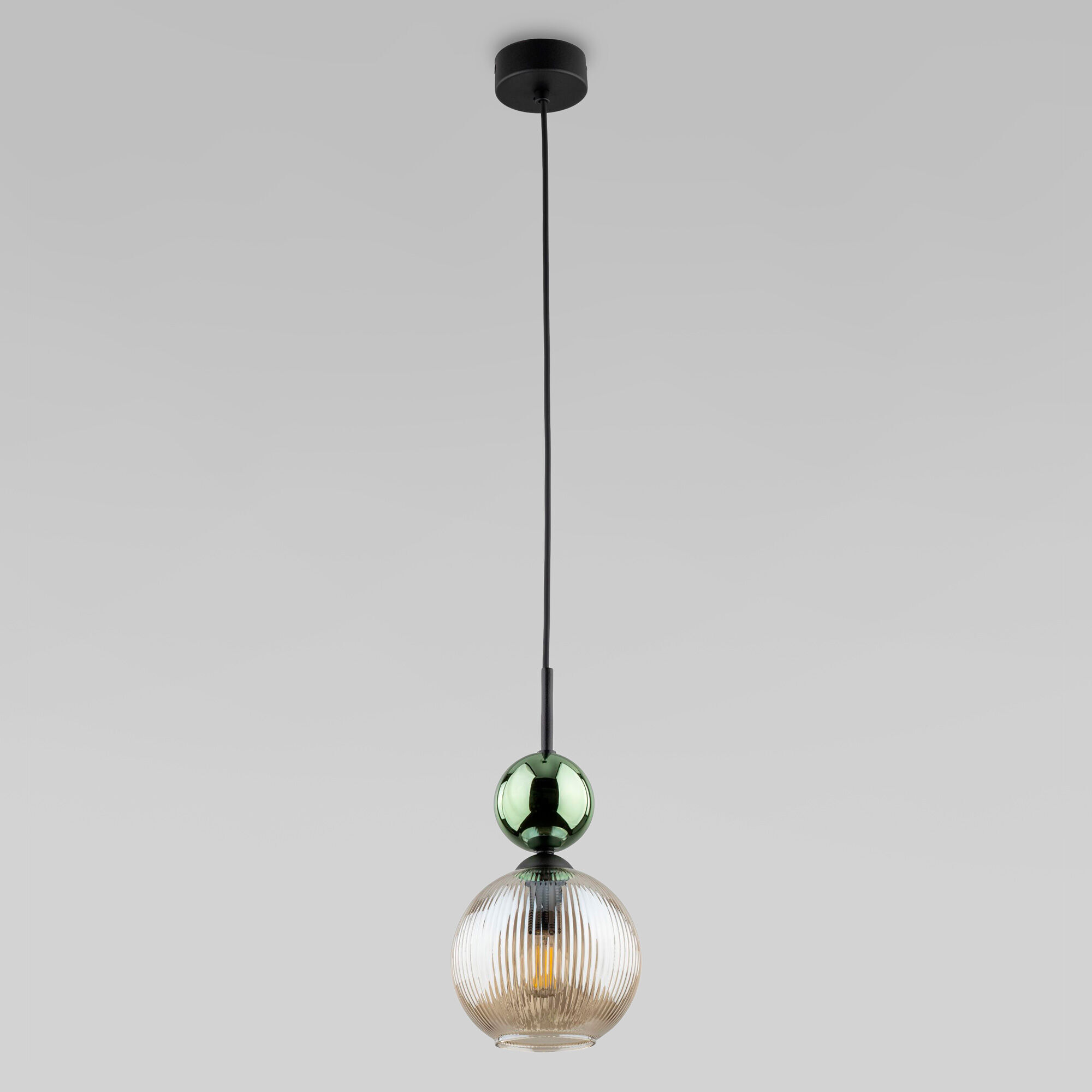 Подвесной светильник со стеклянным плафоном TK Lighting Sophia Green Cognac 11145 Sophia Green Cognac. Фото 1