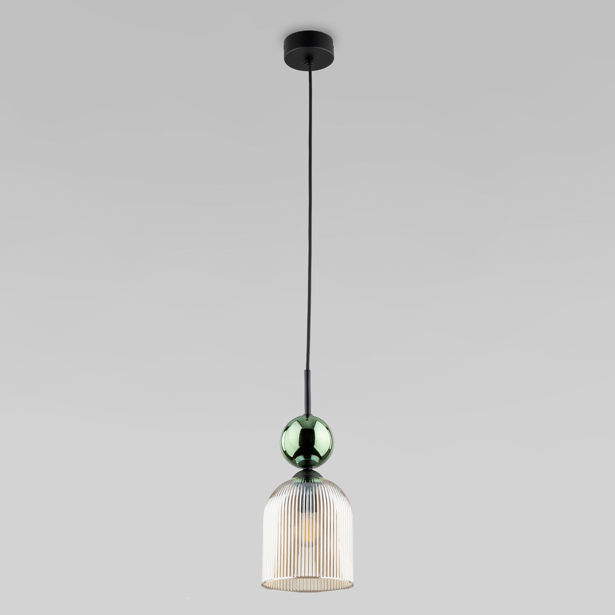 Подвесной светильник со стеклянным плафоном TK Lighting Sophia Green Cognac 11146  Sophia Green Cognac. Фото 1