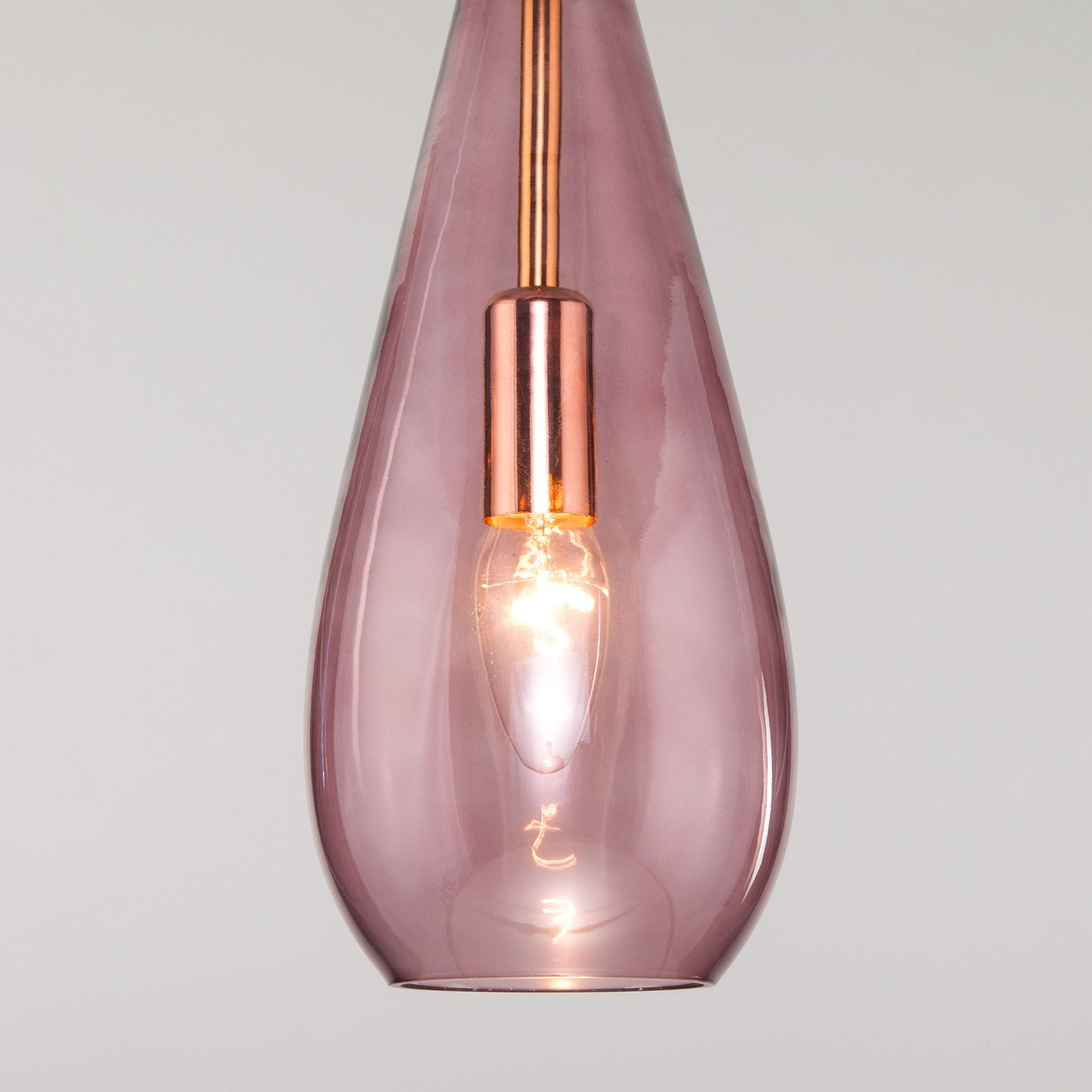 Подвесной светильник со стеклянным плафоном Eurosvet Ilario 50202/1 пурпурный. Фото 4