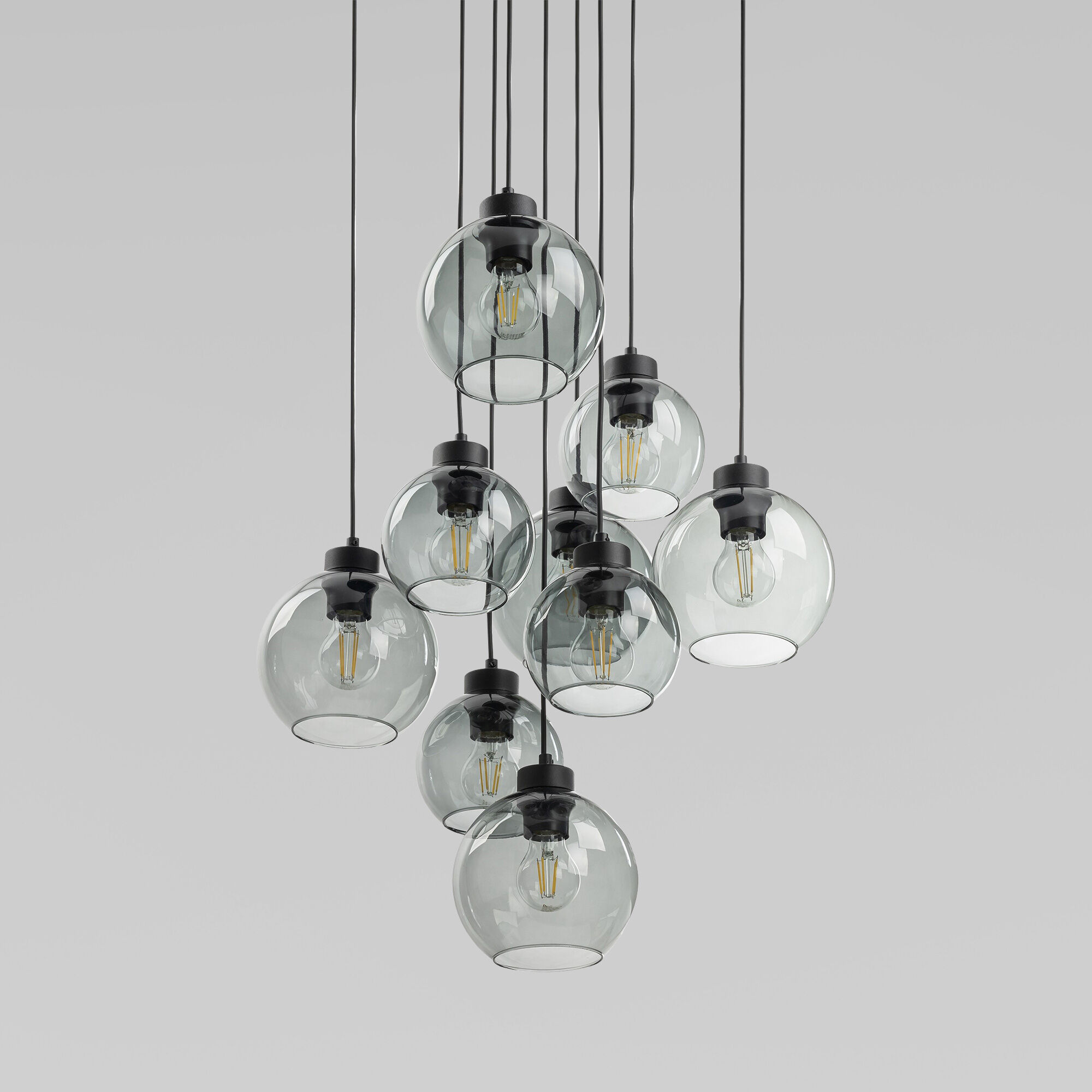 Подвесной светильник со стеклянными плафонами TK Lighting Cubus 10208 Cubus. Фото 4
