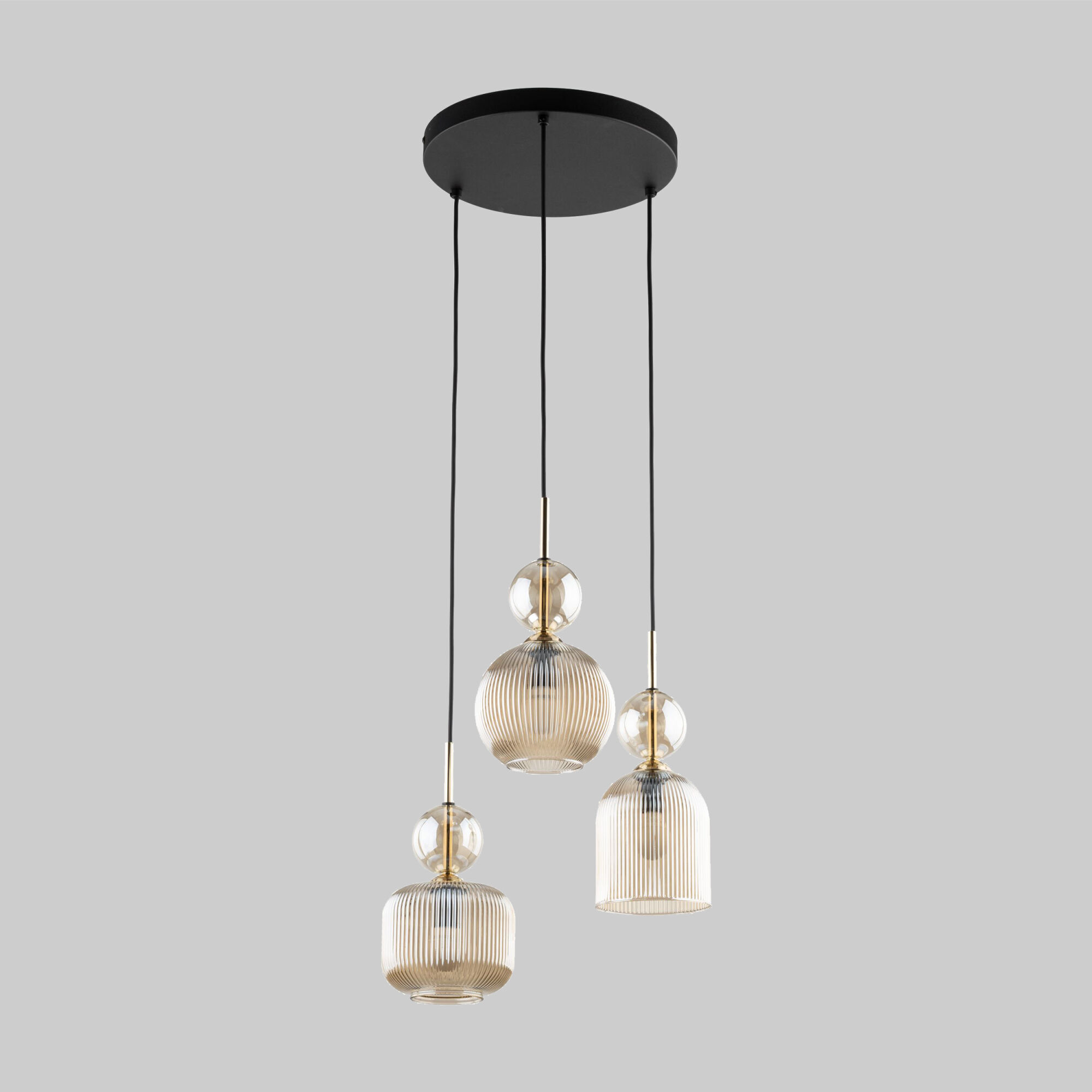 Подвесной светильник со стеклянными плафонами TK Lighting Sophia Cognac 11041 Sophia Cognac. Фото 1