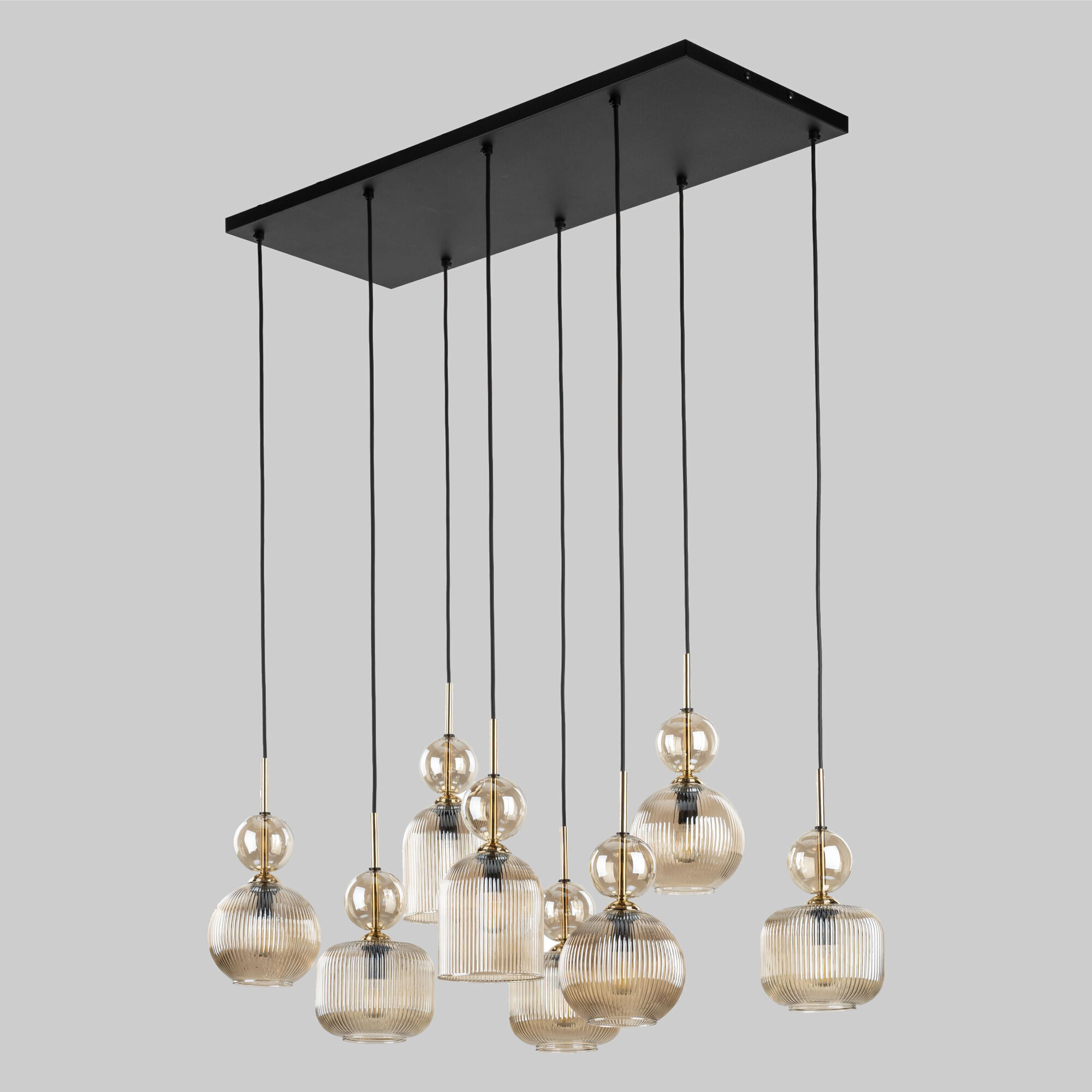 Подвесной светильник со стеклянными плафонами TK Lighting Sophia Cognac 11045 Sophia Cognac. Фото 1