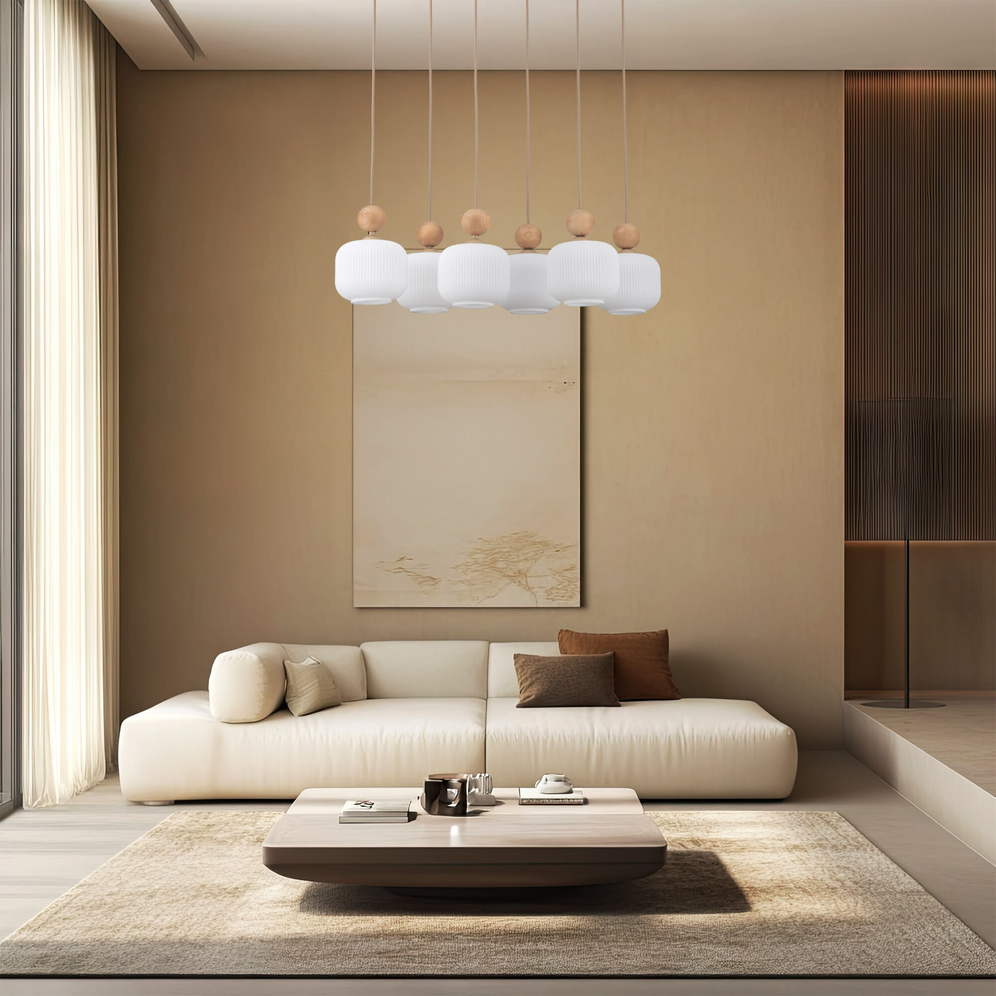 Подвесной светильник со стеклянными плафонами TK Lighting Ballo 11052 Ballo. Фото 3