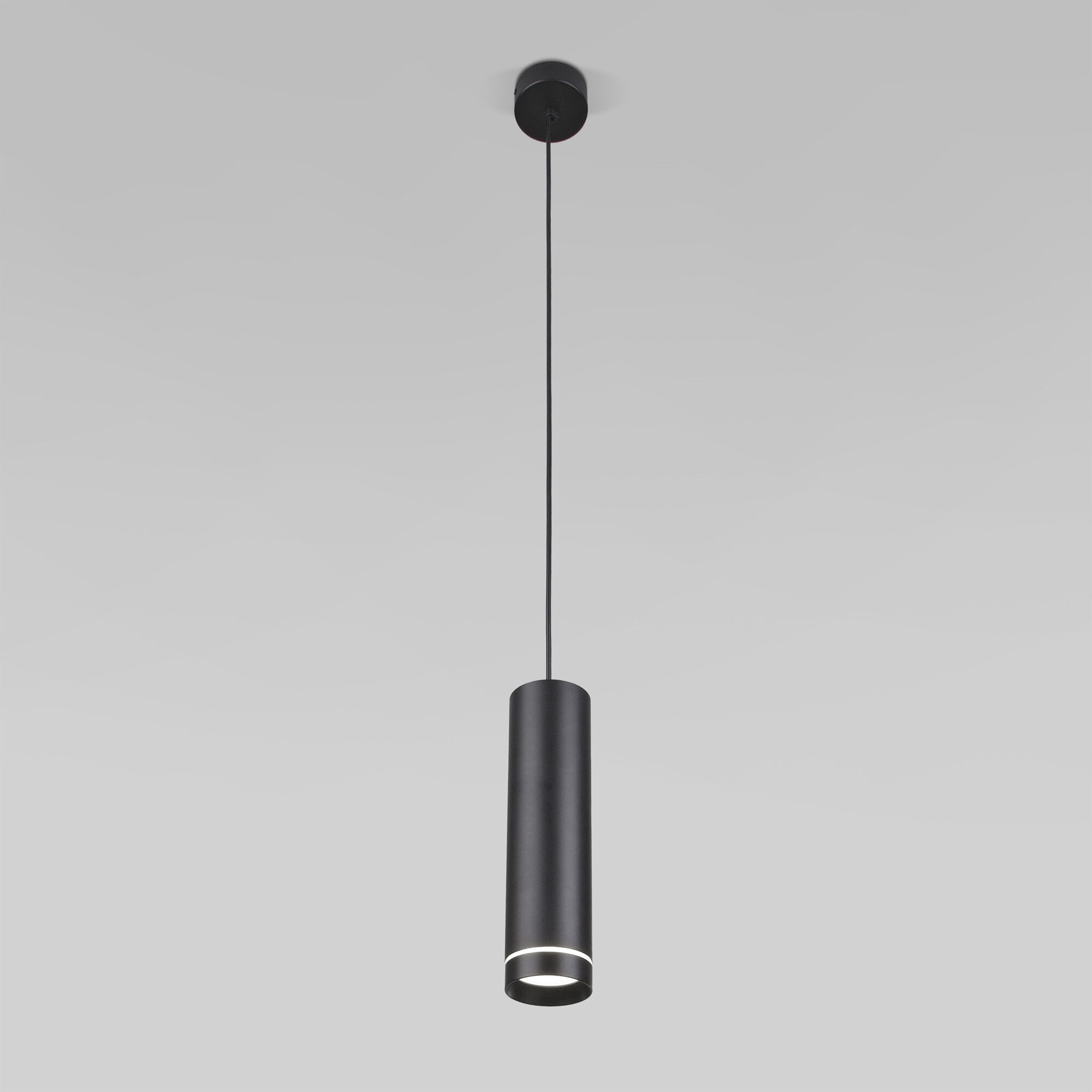 Подвесной светодиодный светильник Elektrostandard Topper DLR023 12W 4200K черный матовый. Фото 3