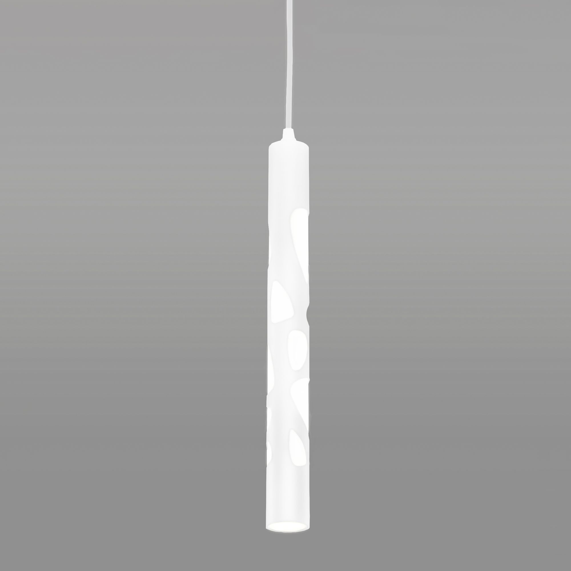 Подвесной светодиодный светильник DLR037 12W 4200K белый матовый