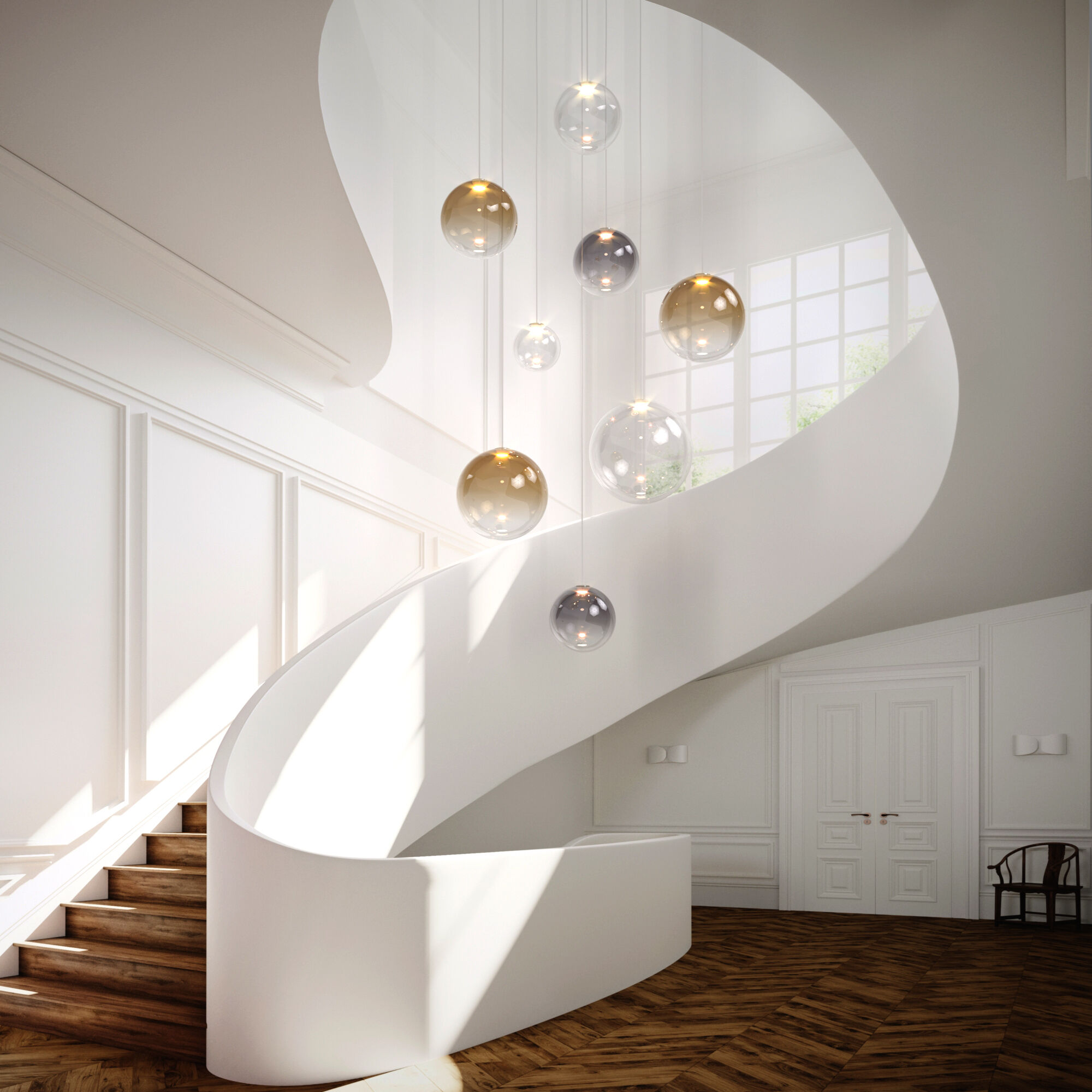 Подвесной светильник Eurosvet Wonder 50230/1 LED дымчатый. Фото 3
