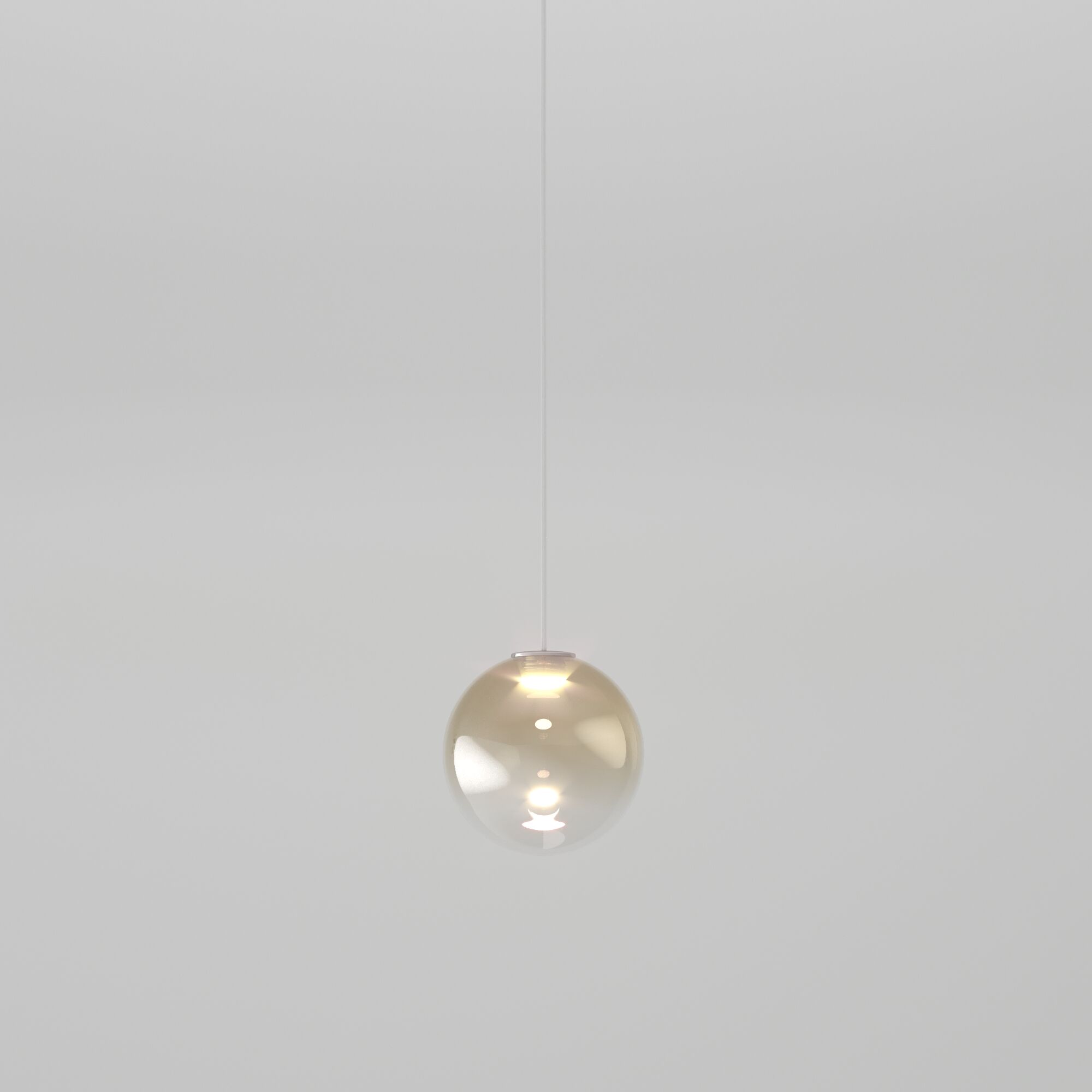 Подвесной светильник Eurosvet Wonder 50234/1 LED янтарный. Фото 1